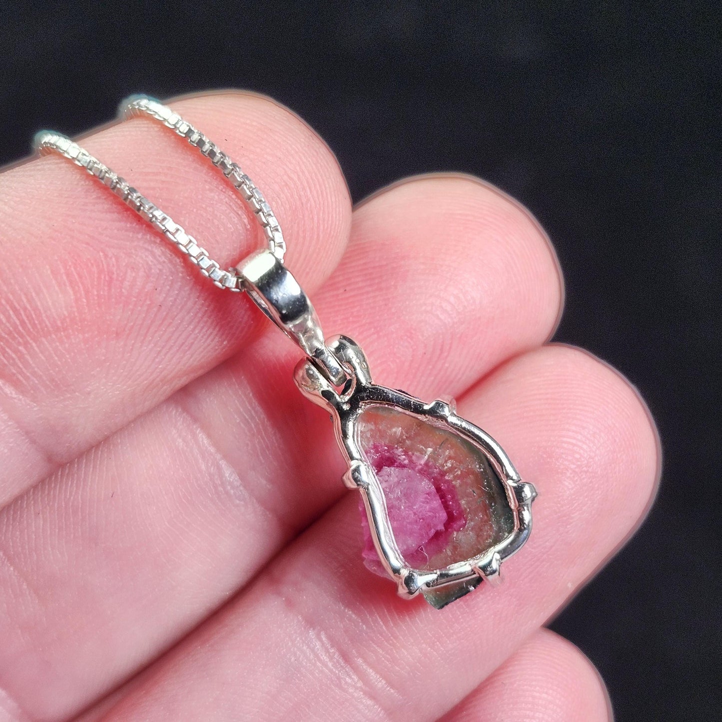 Watermelon Tourmaline Pendant