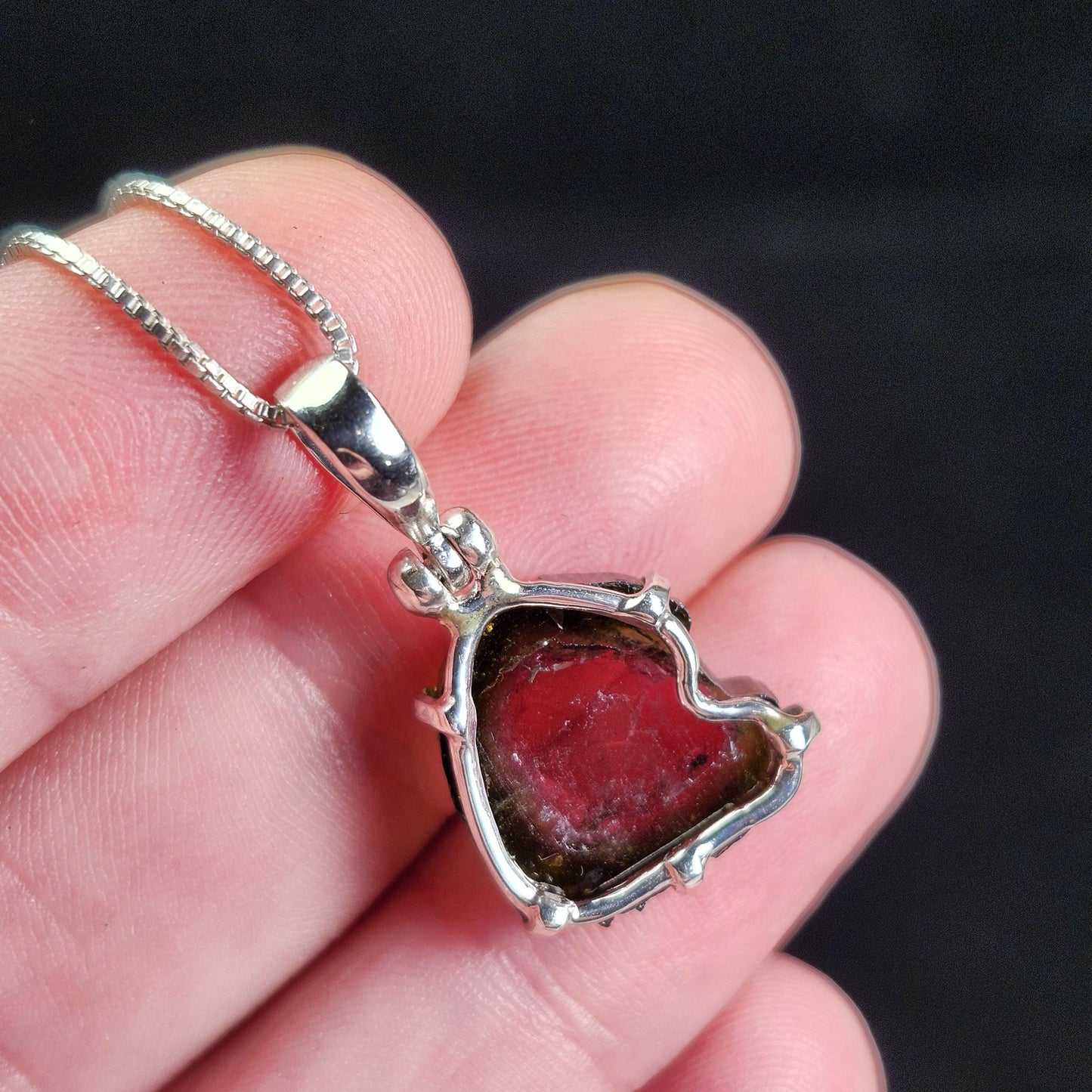 Watermelon Tourmaline Pendant