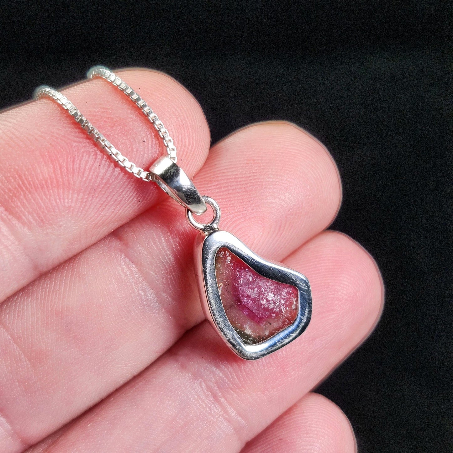 Watermelon Tourmaline Pendant