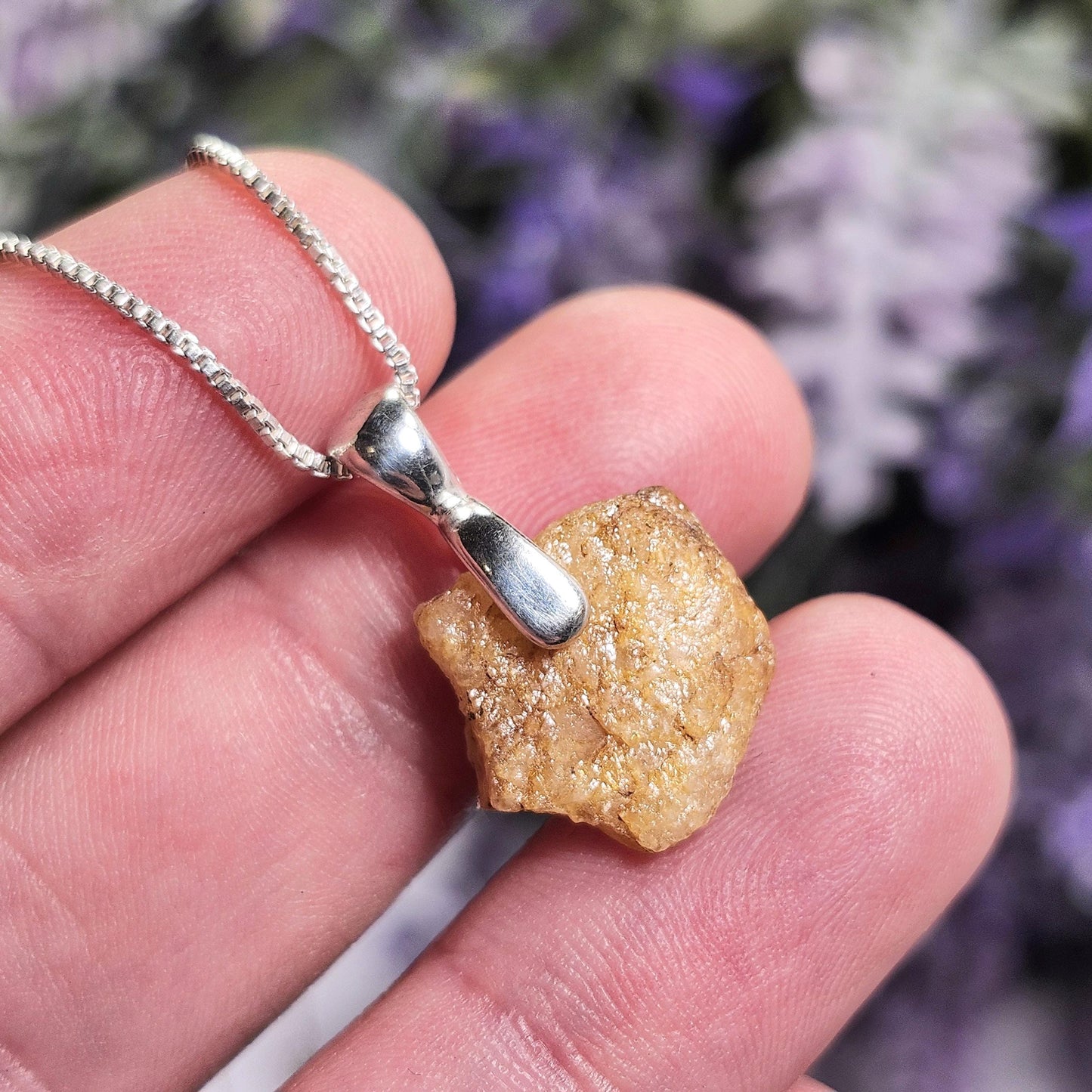 Golden Phenacite Pendant