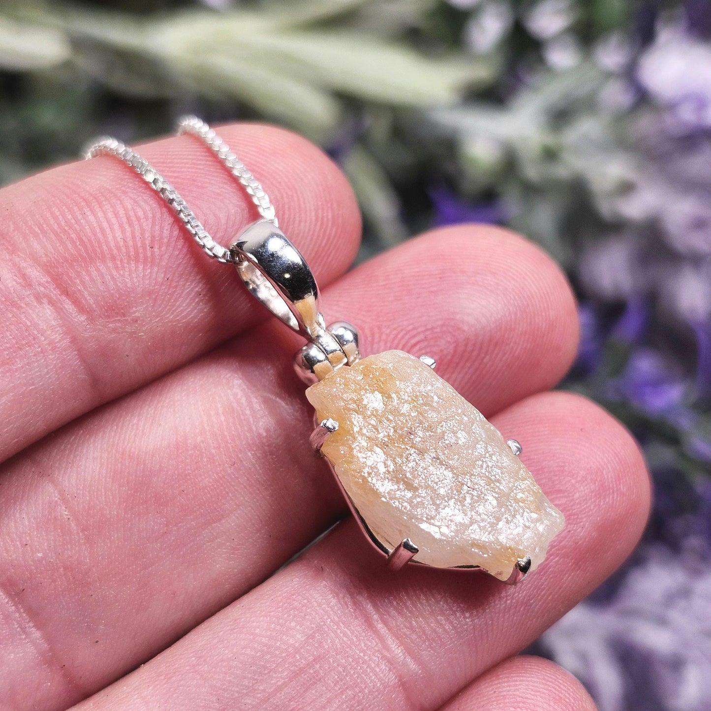 Golden Phenacite Pendant