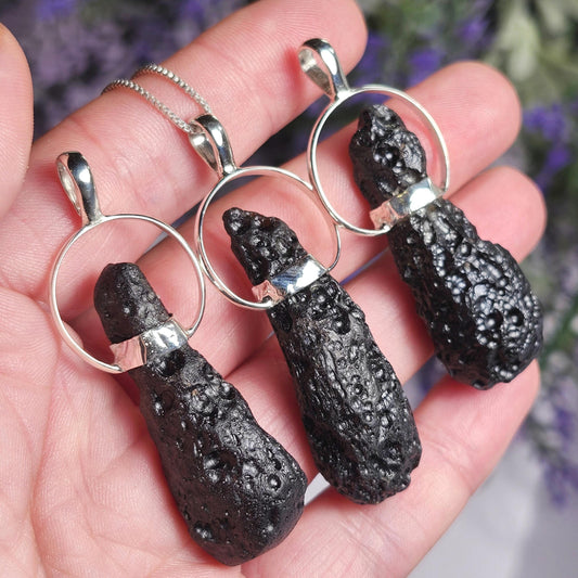 Tibetan Tektite Pendant