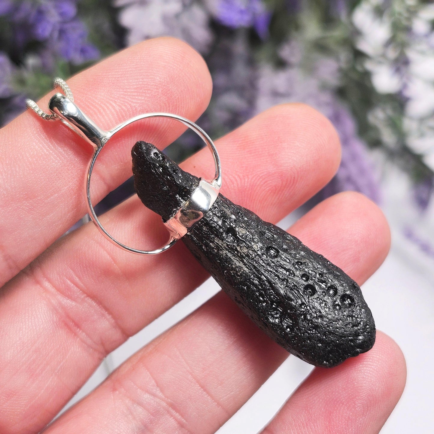 Tibetan Tektite Pendant