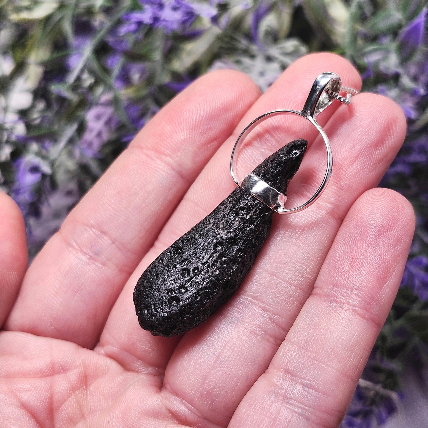 Tibetan Tektite Pendant