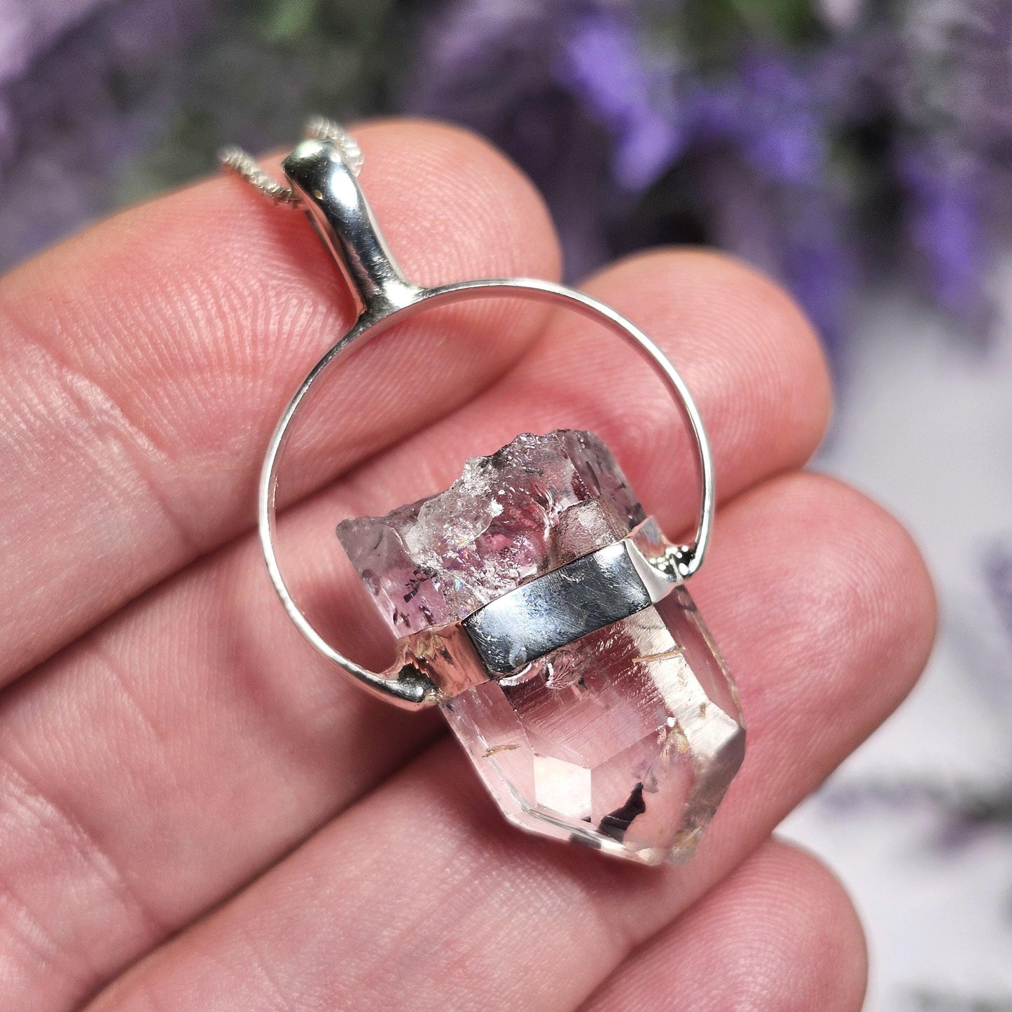 Brandberg Quartz Pendant
