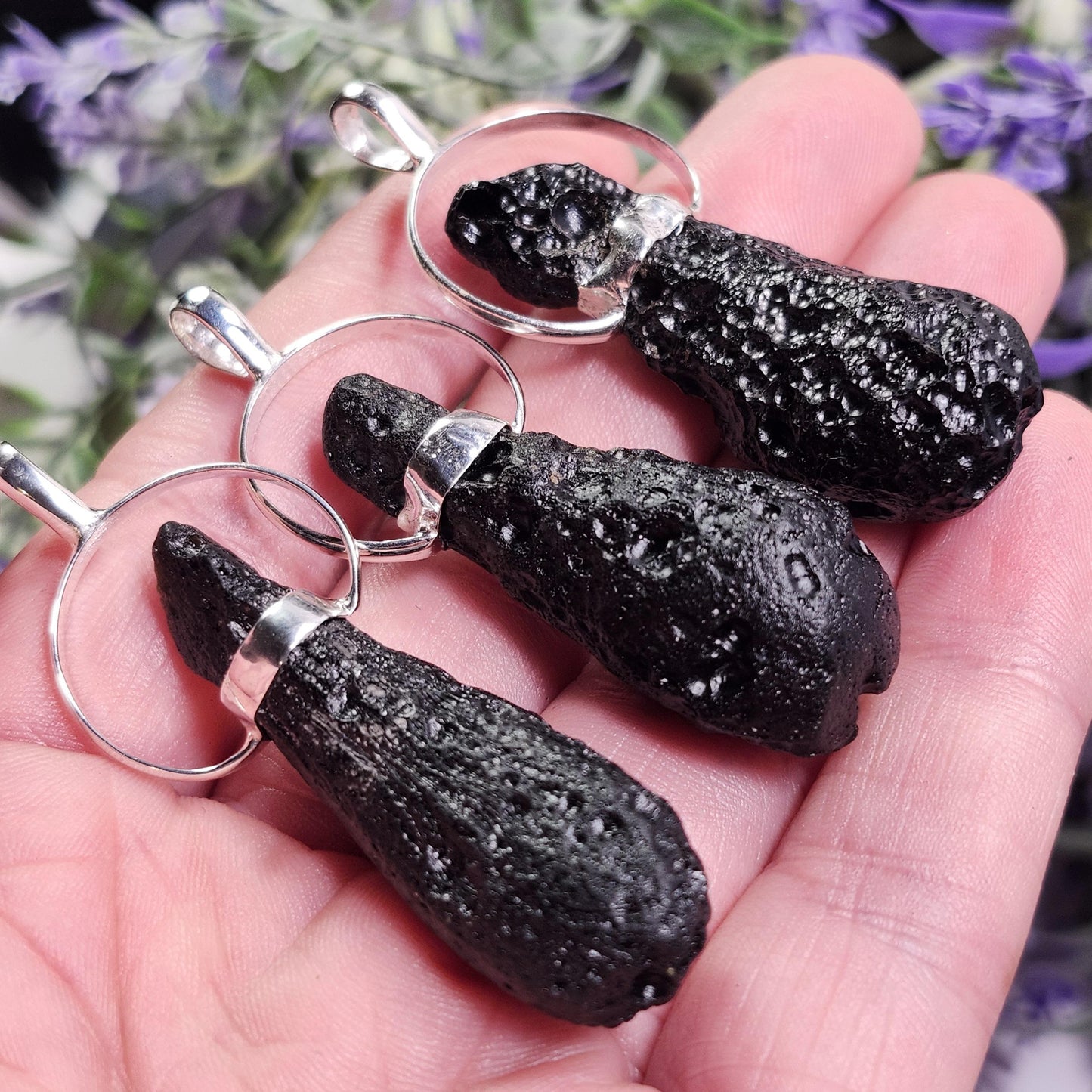 Tibetan Tektite Pendant