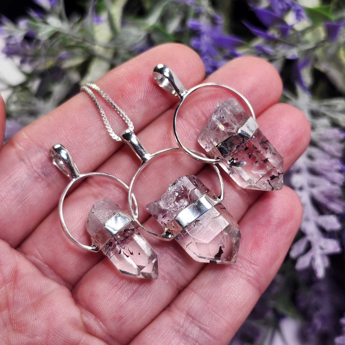 Brandberg Quartz Pendant