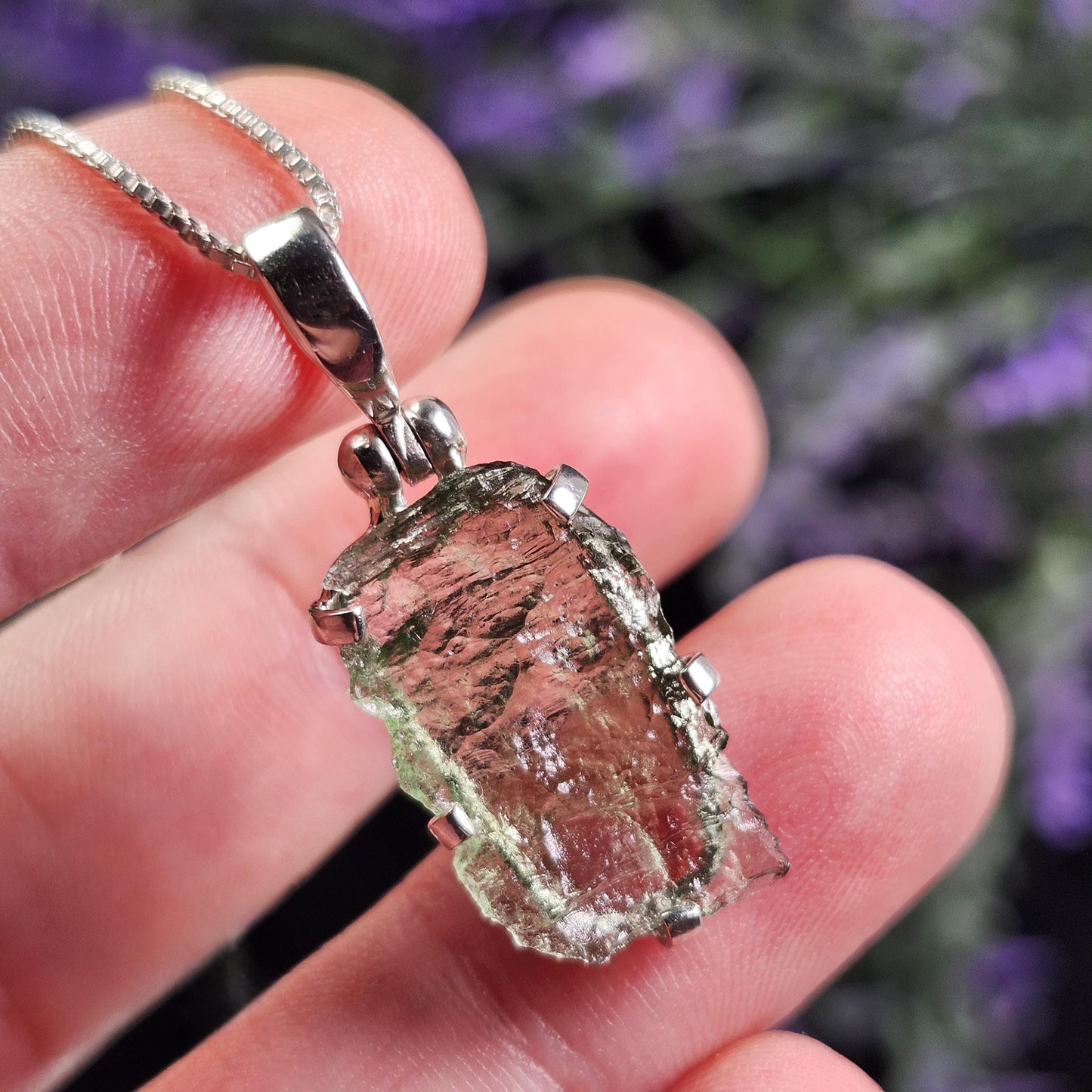 Moldavite Pendant