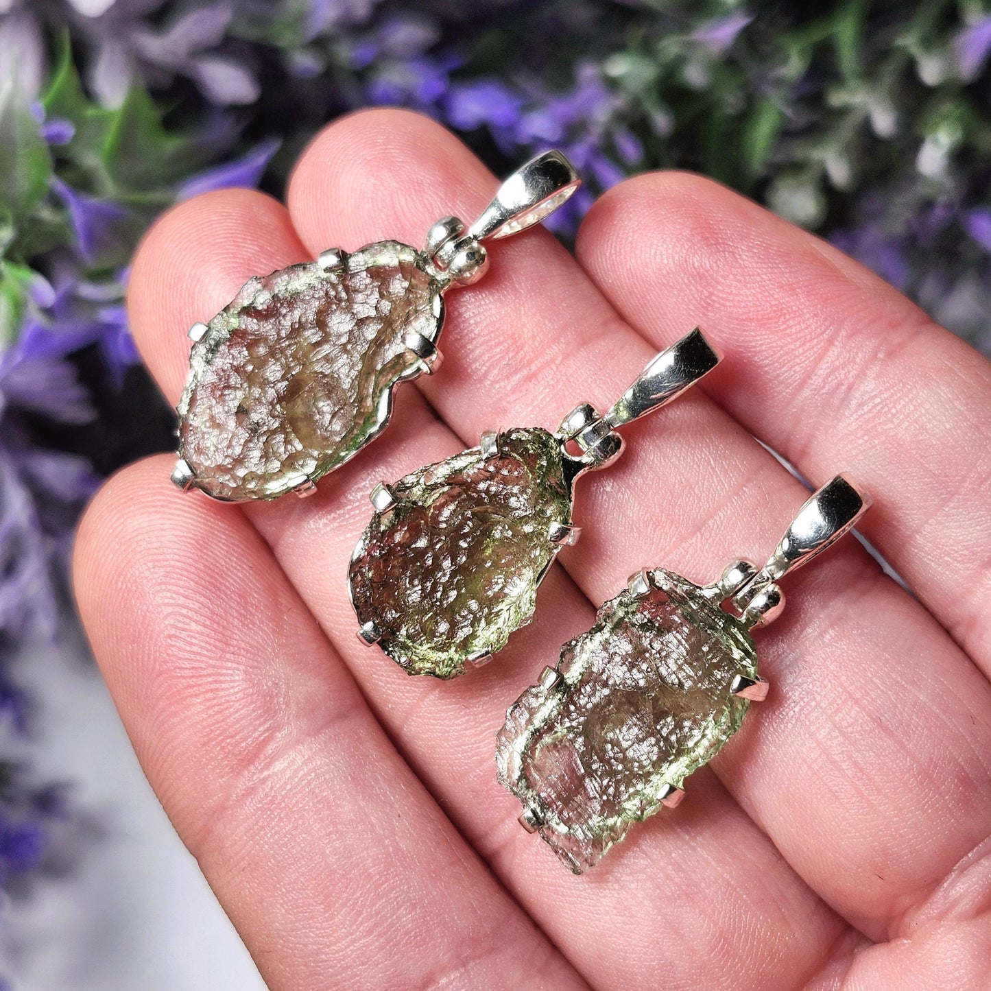 Moldavite Pendant
