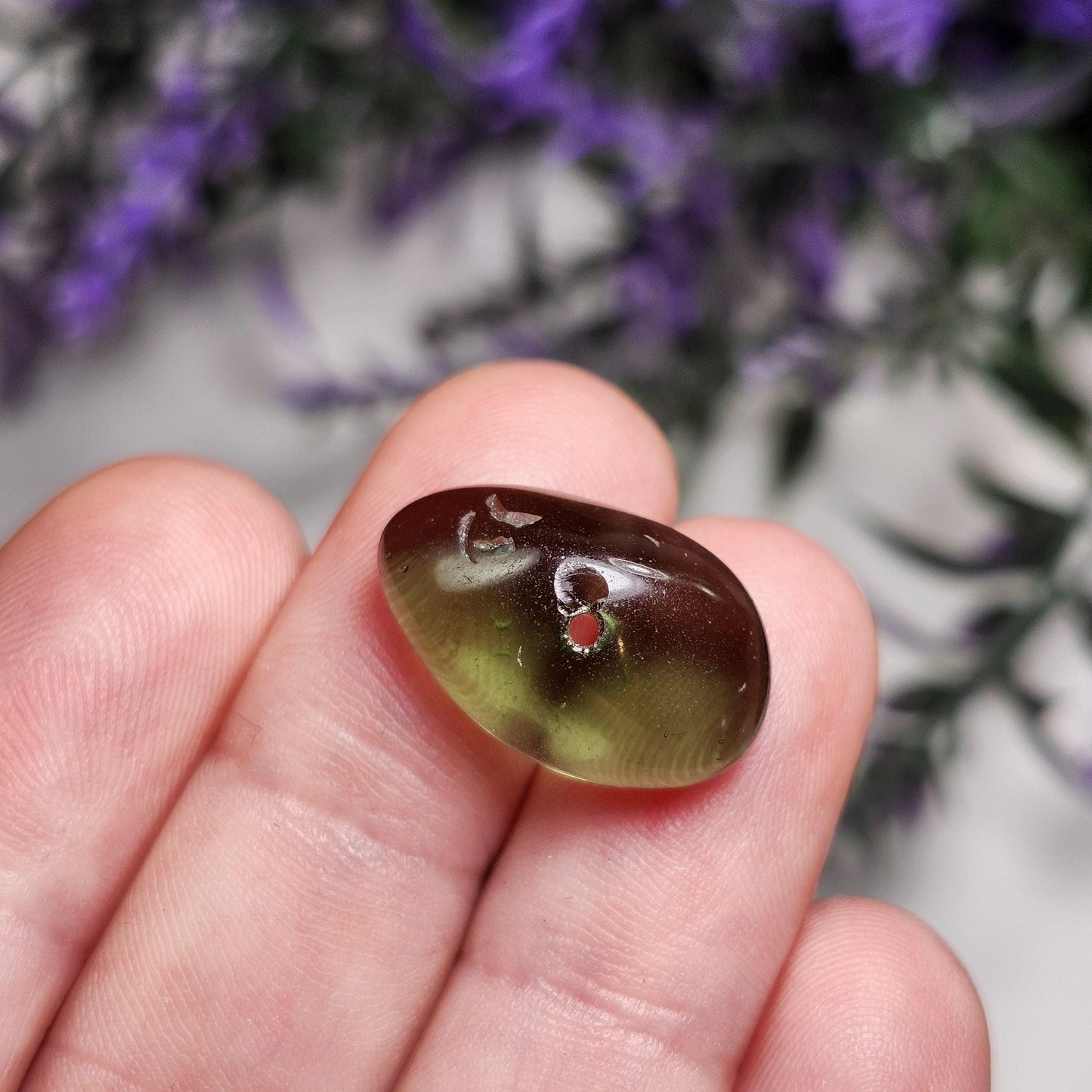 Moldavite Bead