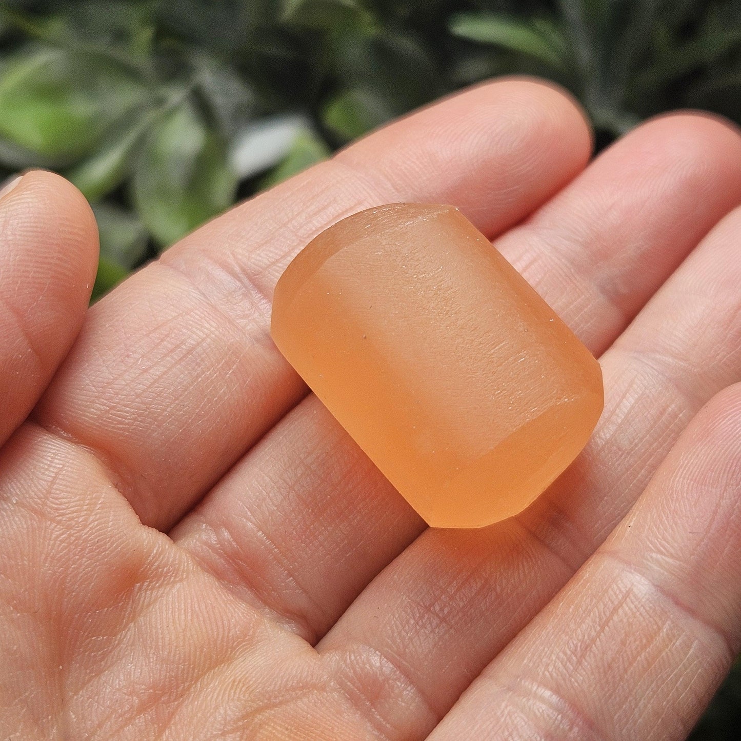 Peach Selenite Crystal