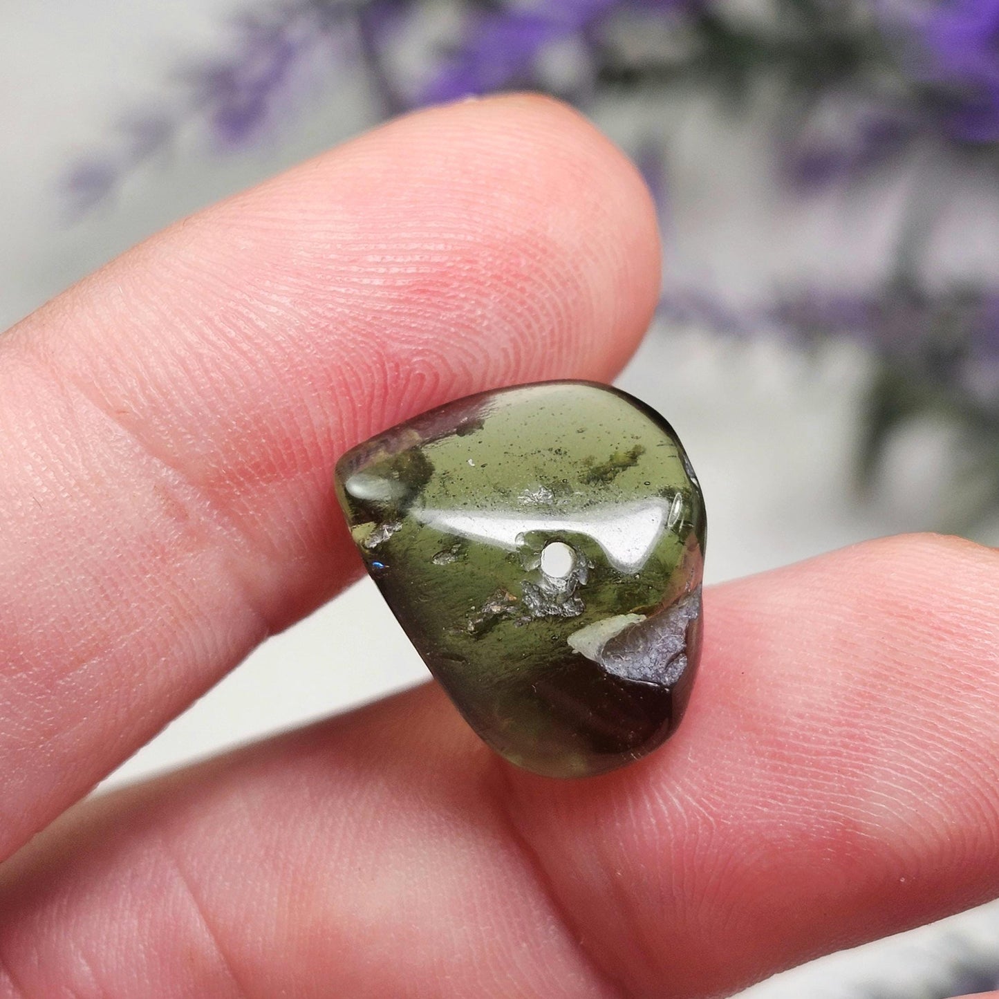 Moldavite Bead