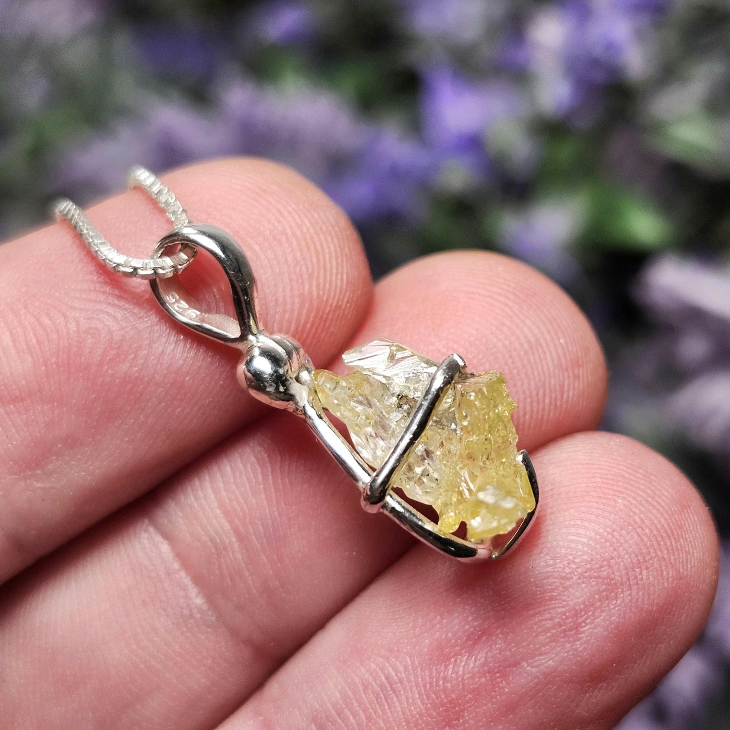 Yellow Zincite Pendant
