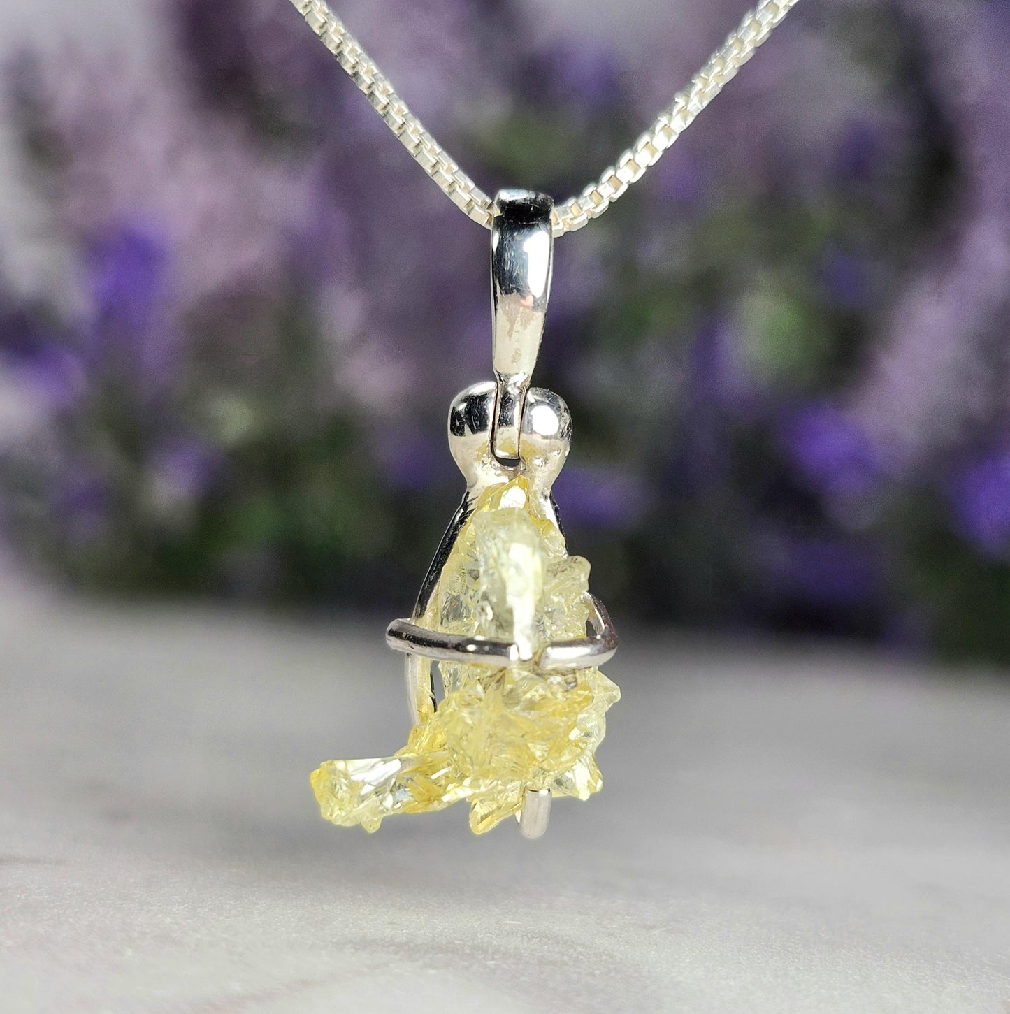 Yellow Zincite Pendant
