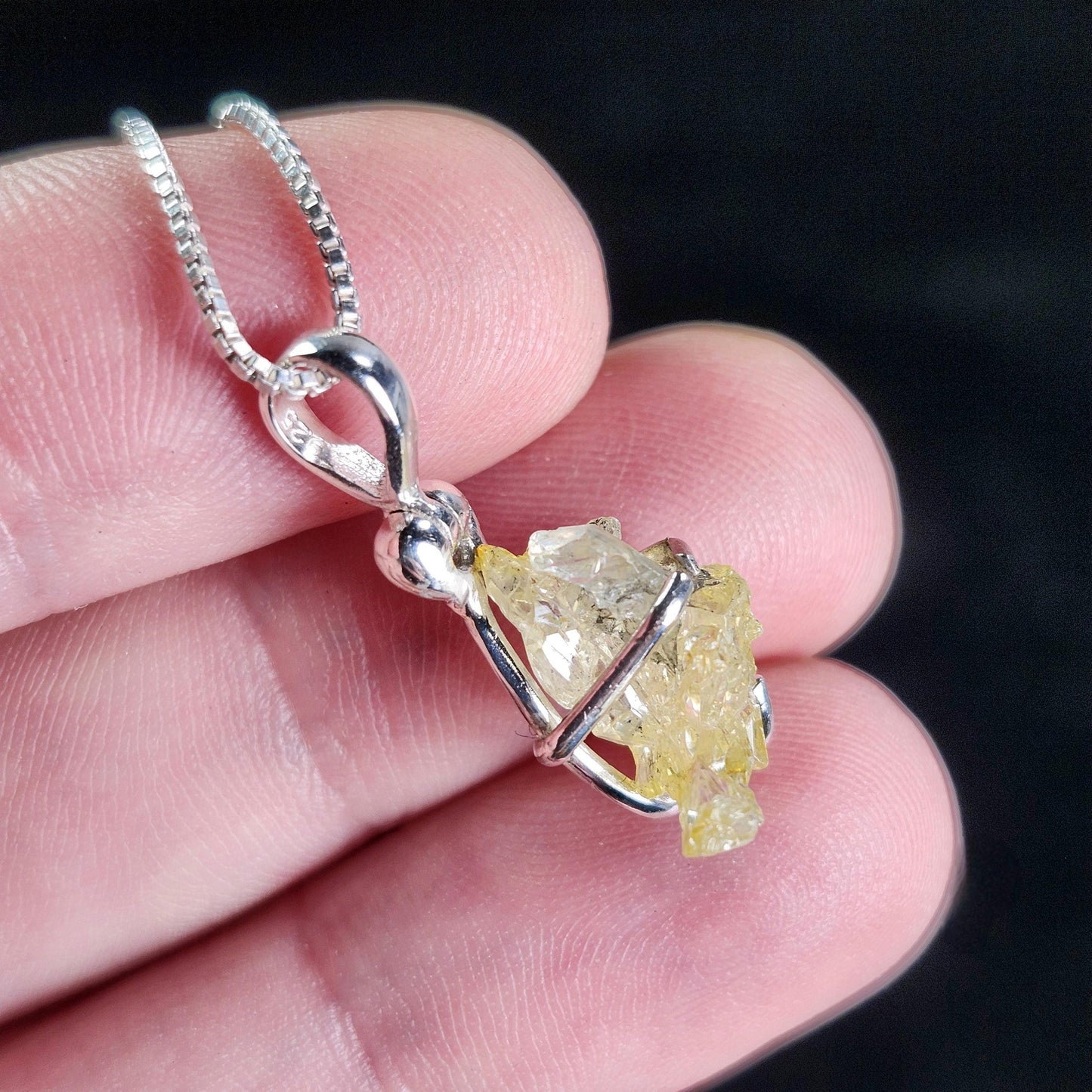 Yellow Zincite Pendant