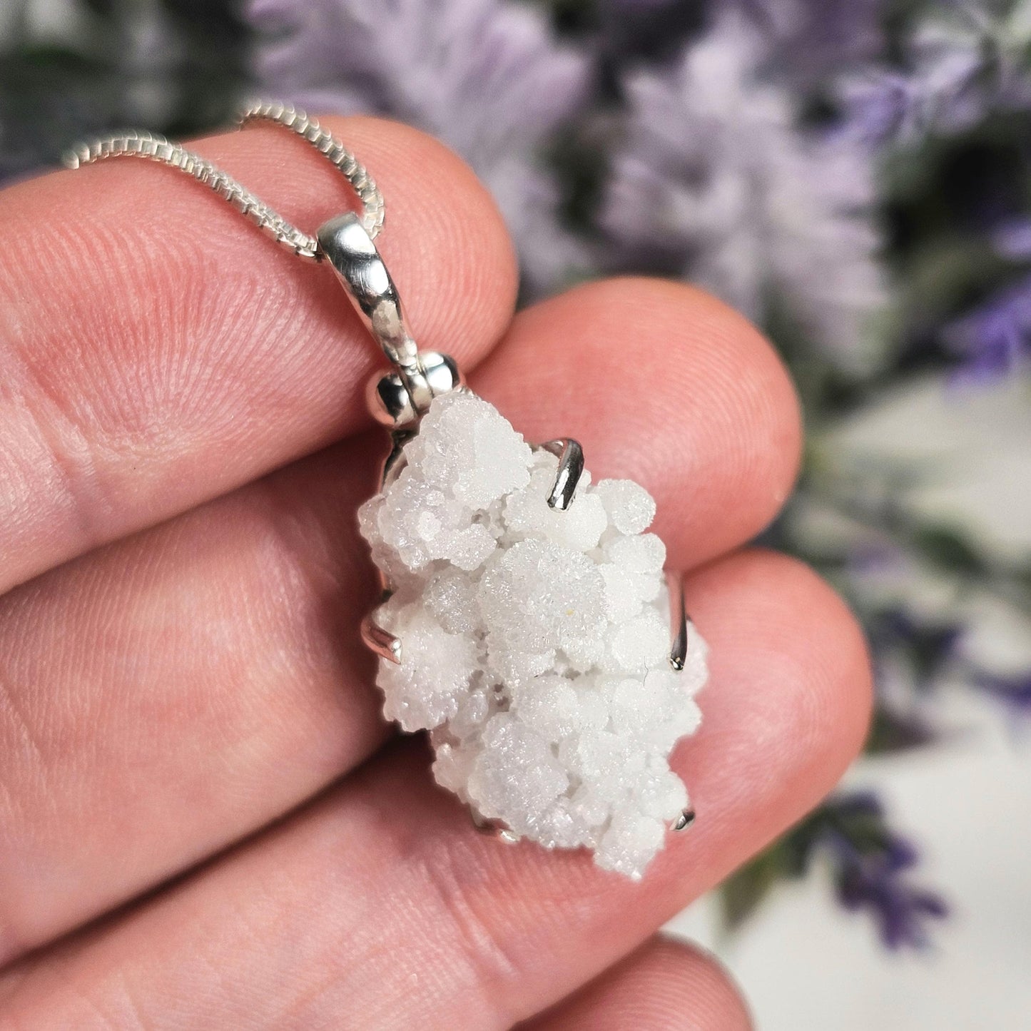 Hydrozincite Pendant
