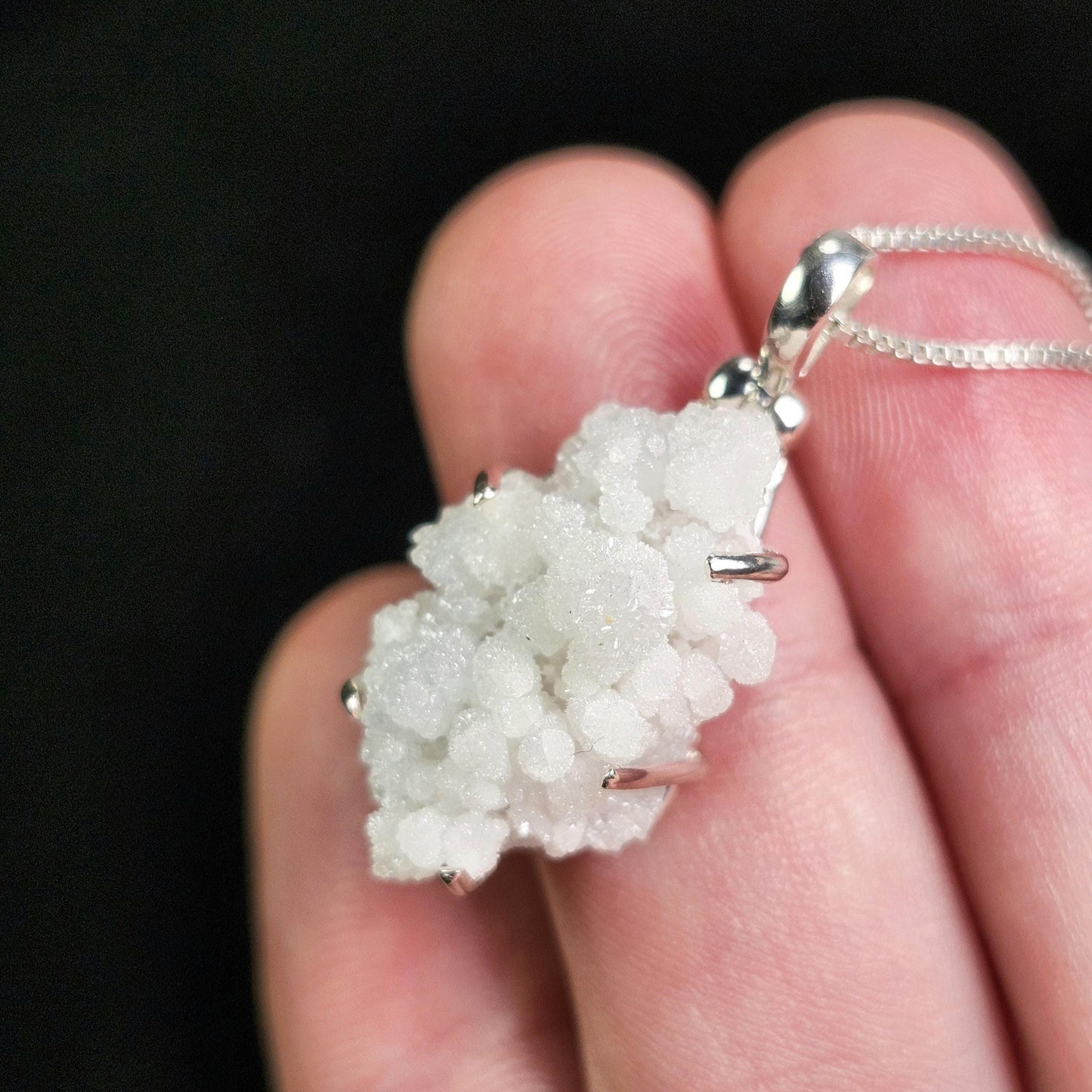 Hydrozincite Pendant