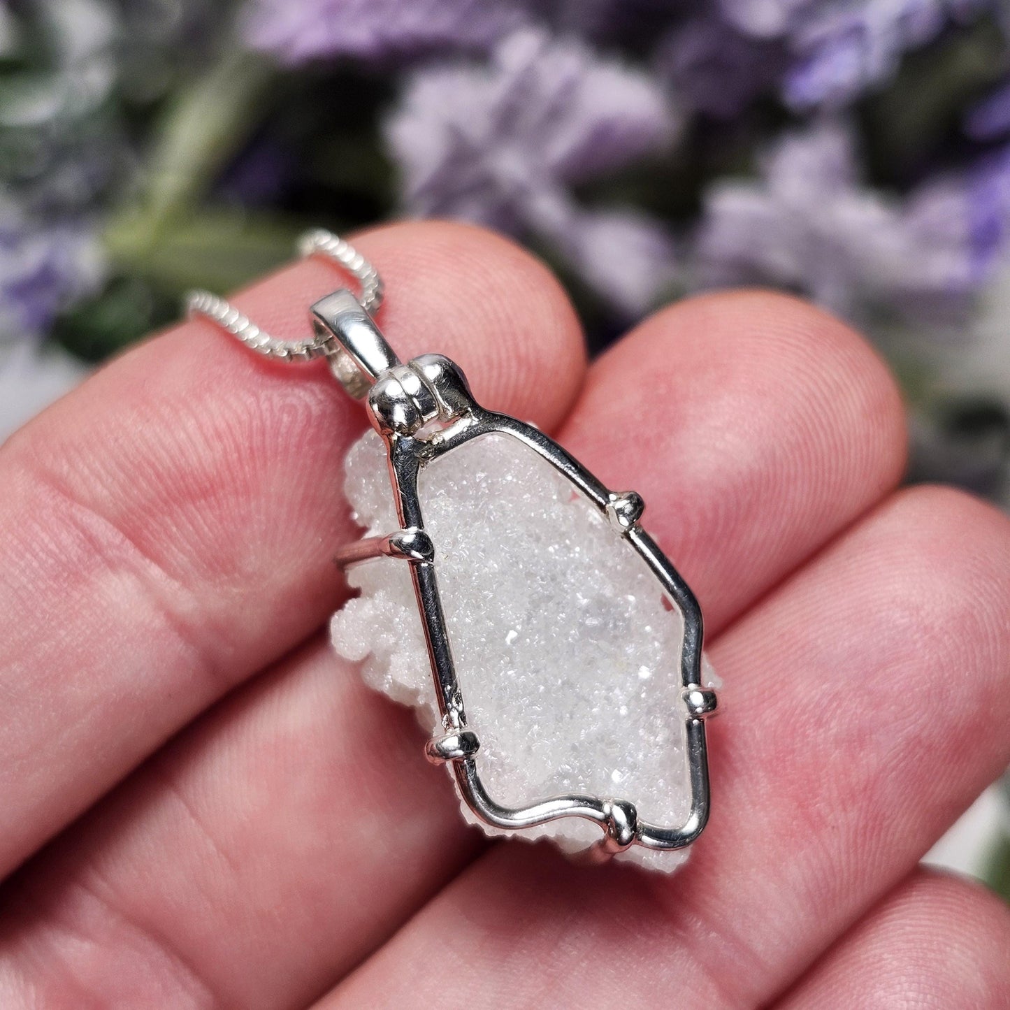 Hydrozincite Pendant