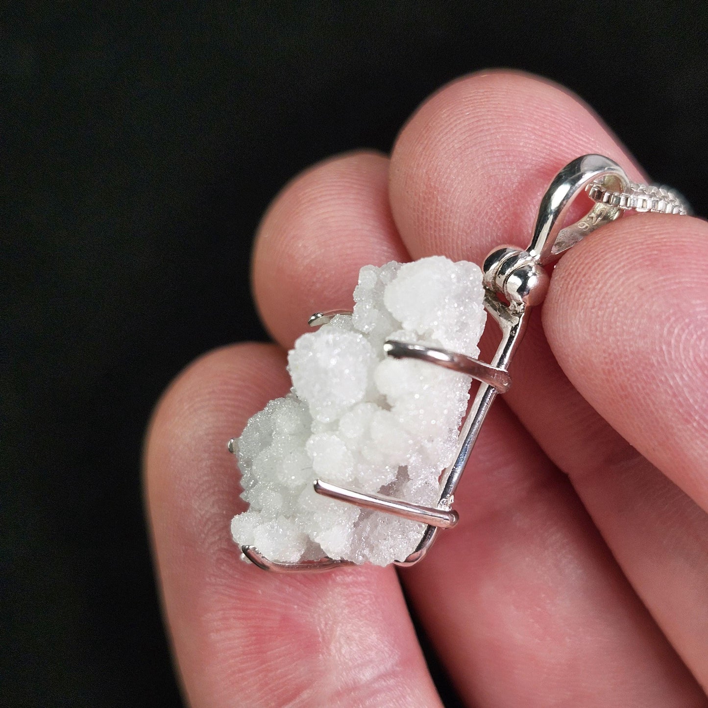 Hydrozincite Pendant