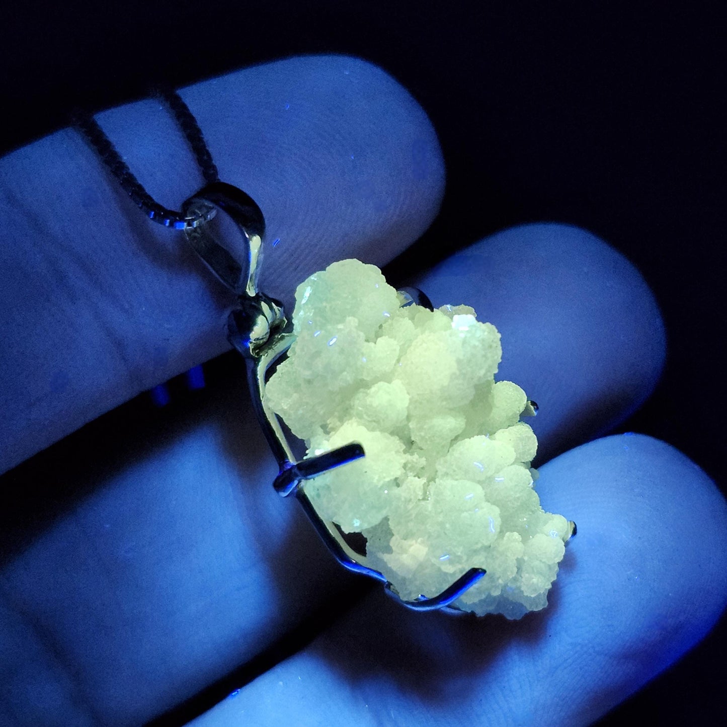 Hydrozincite Pendant
