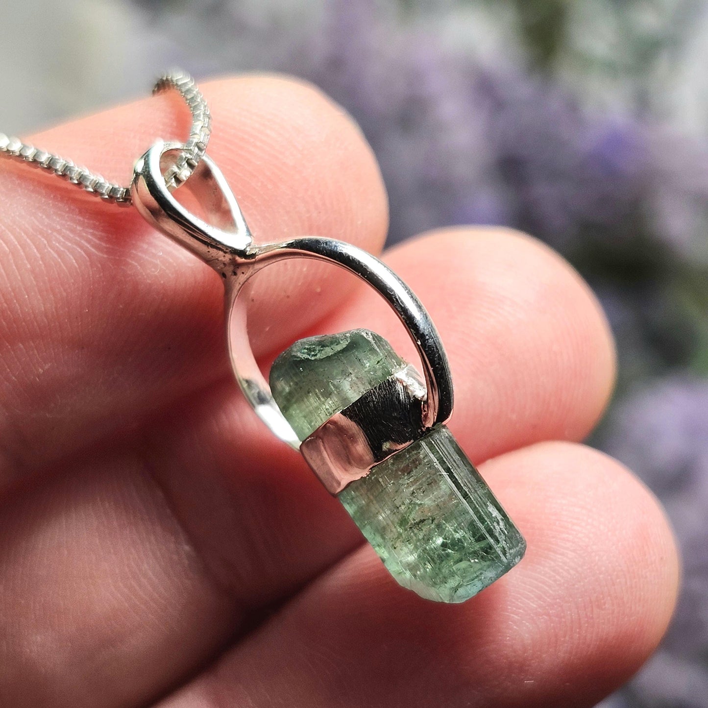 Green Tourmaline Pendant