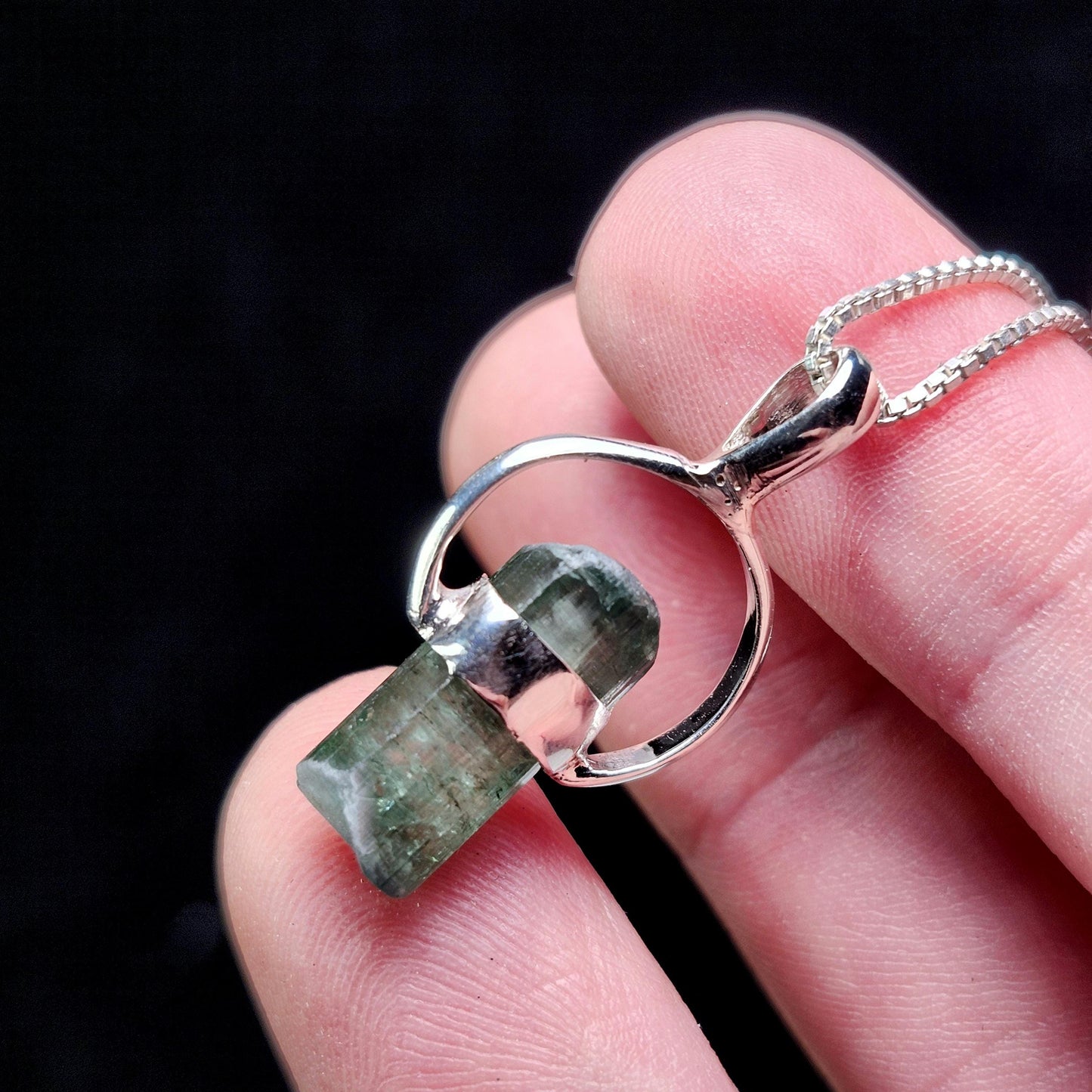 Green Tourmaline Pendant