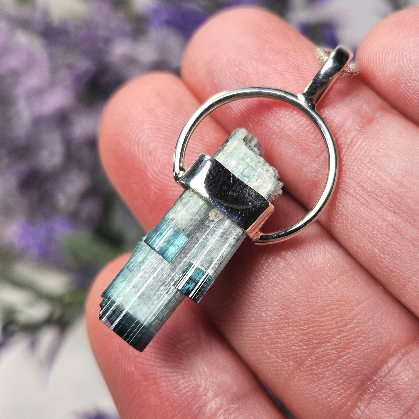 Cats Eye Tourmaline Pendant