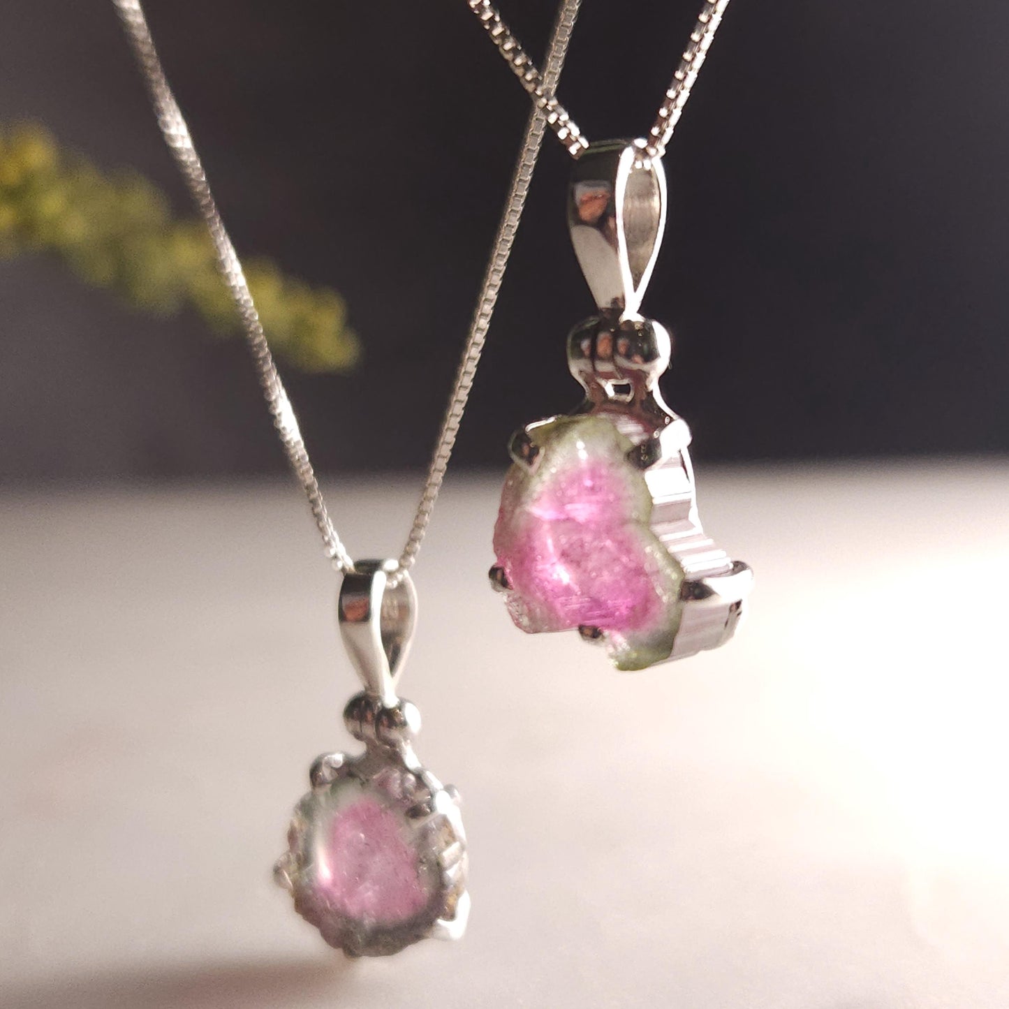 Watermelon Tourmaline Pendant