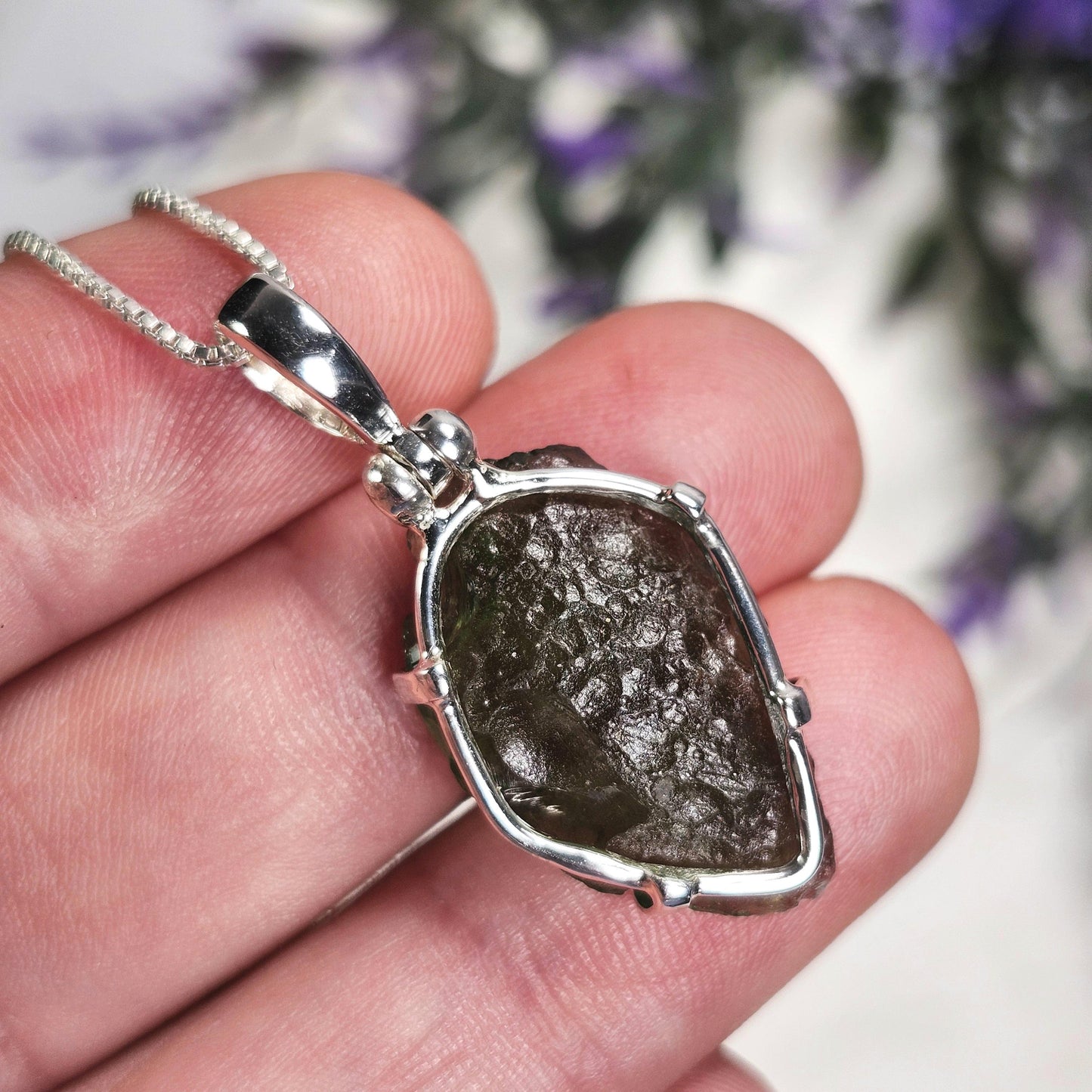 Moldavite Pendant