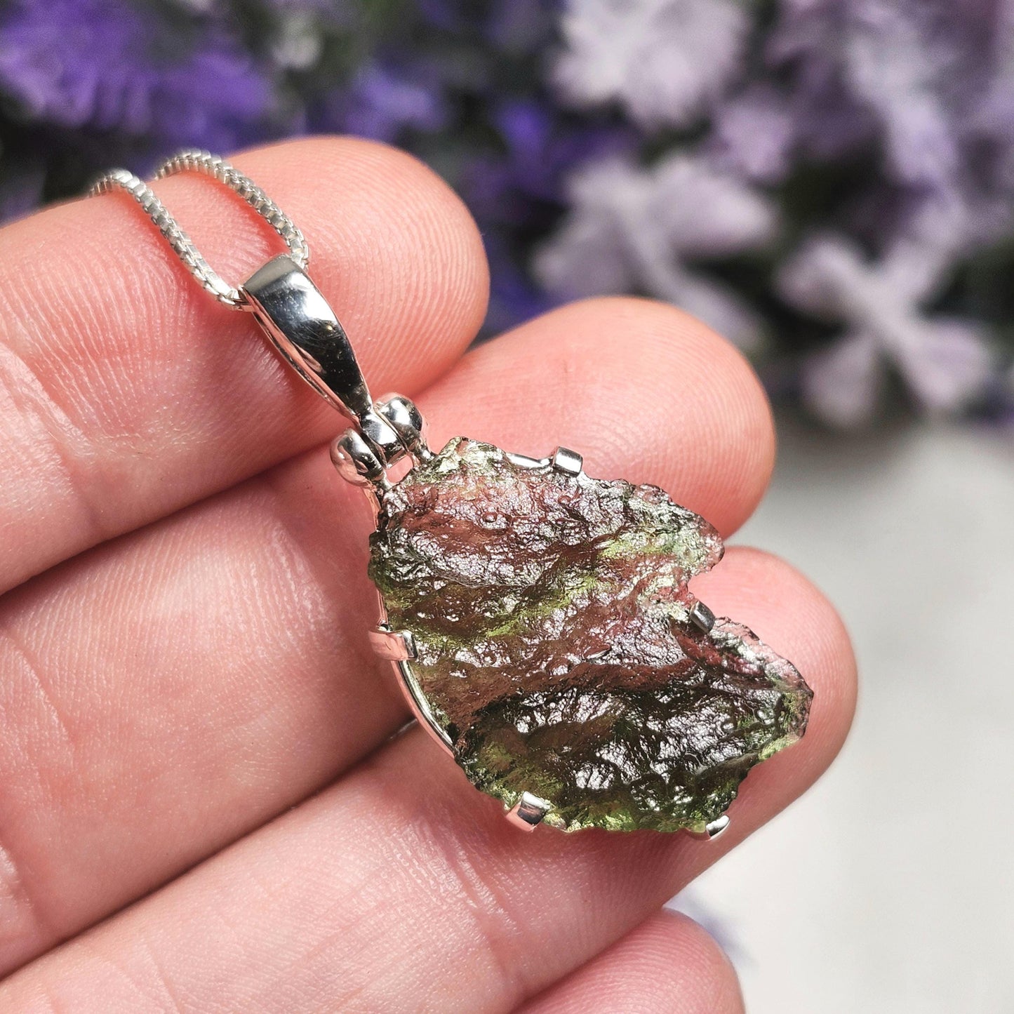 Moldavite Pendant