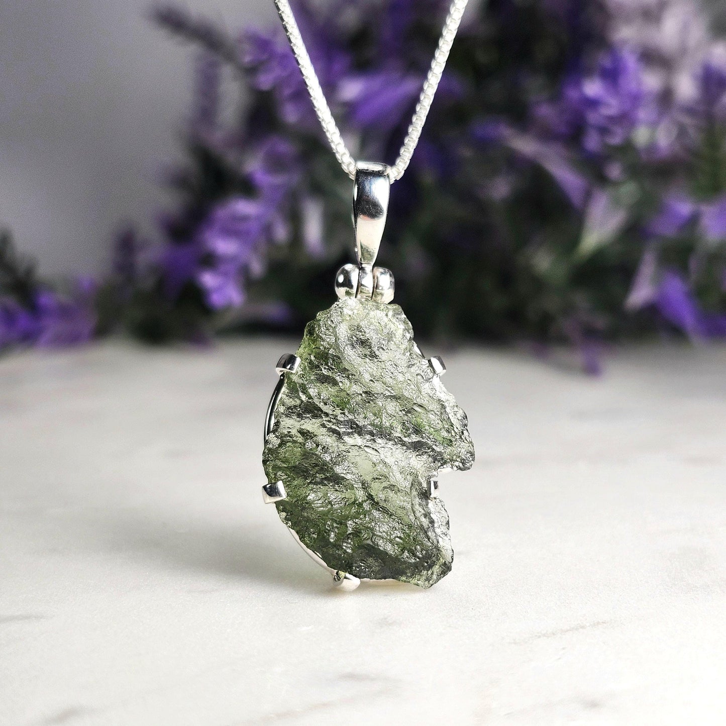 Moldavite Pendant