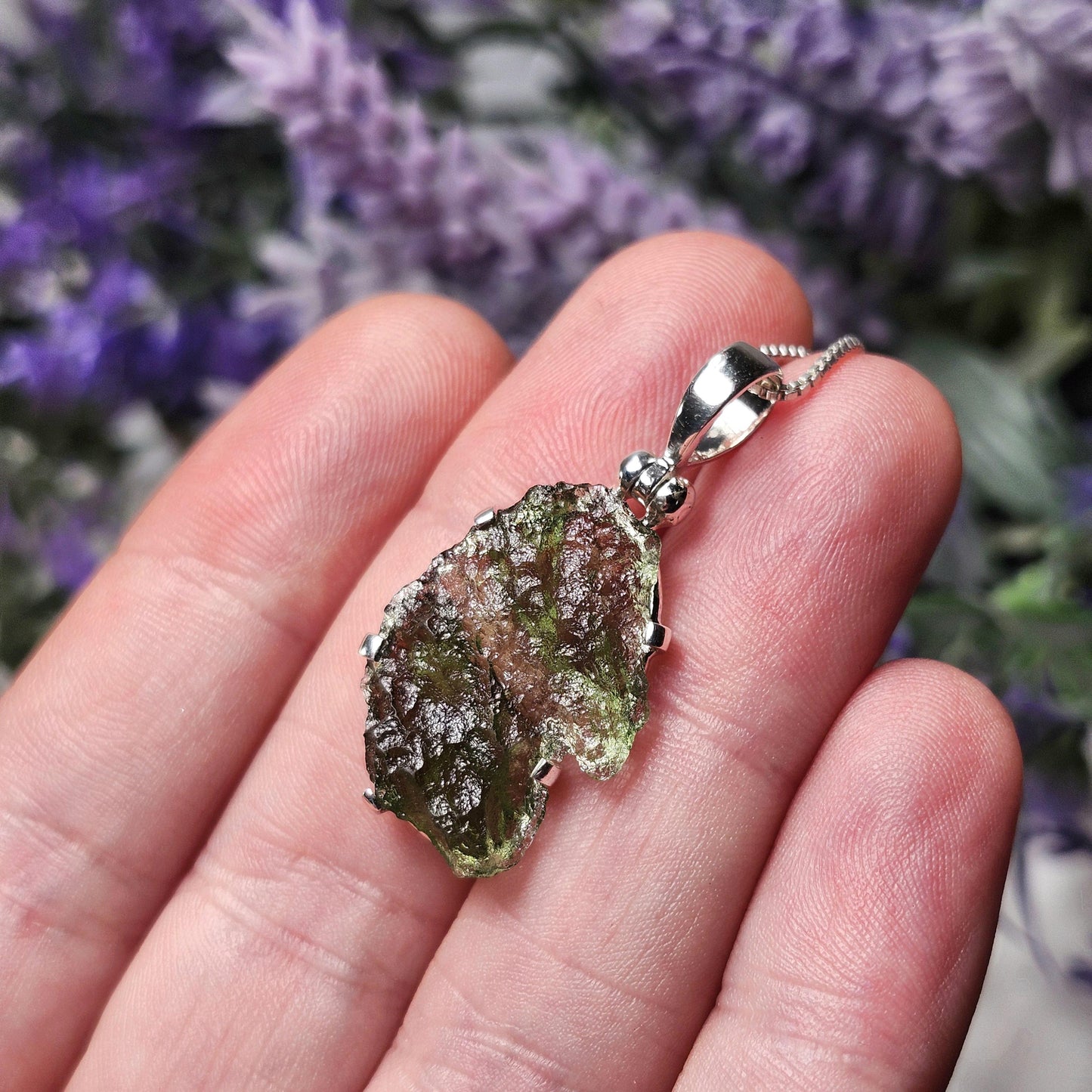 Moldavite Pendant