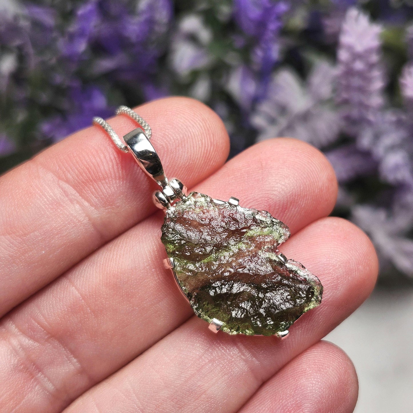 Moldavite Pendant