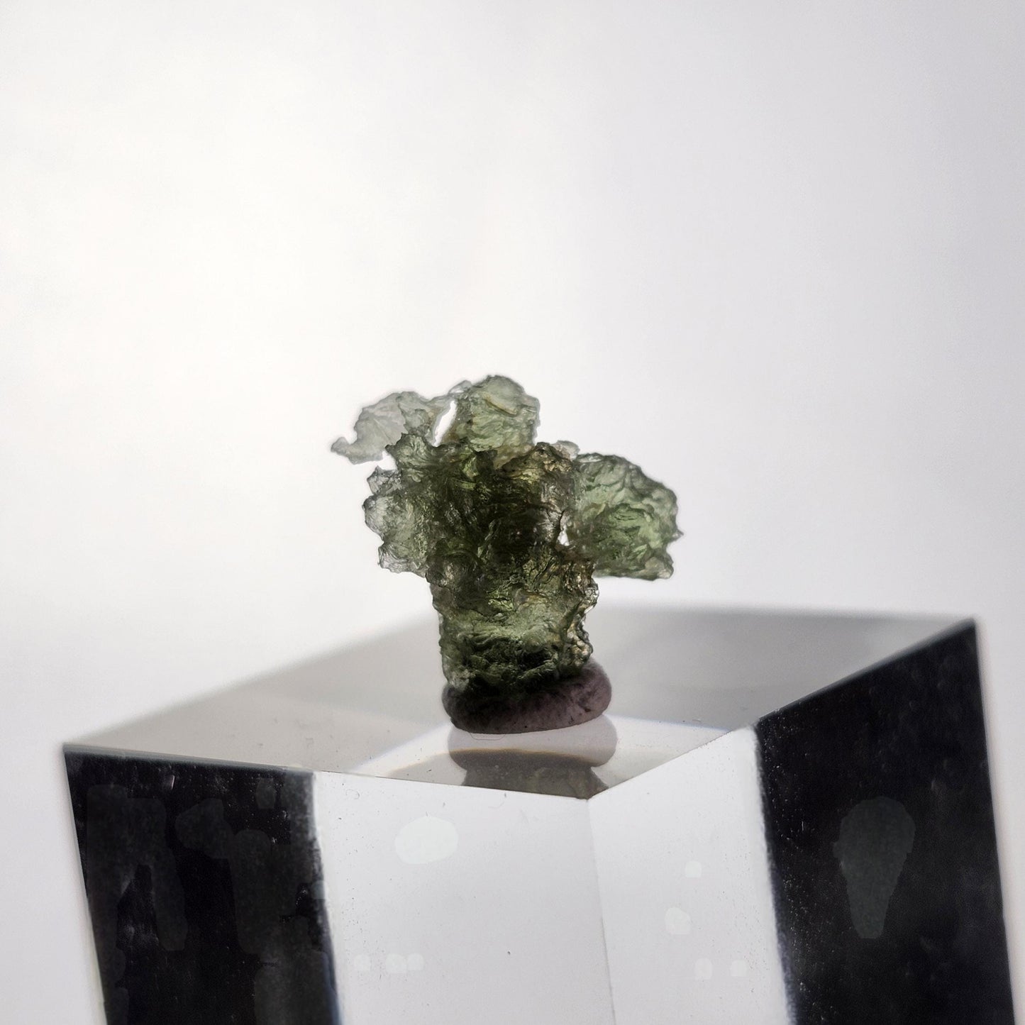 Angel Chime Moldavite with Natural HOLE .41g