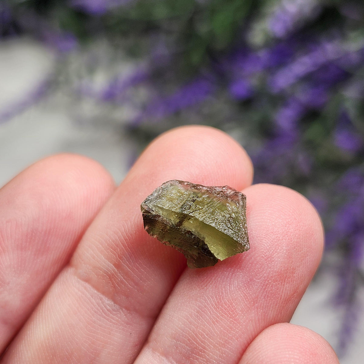 Moldavite Angel Chime 0.69g, Genuine Moldavite Tektite Specimen