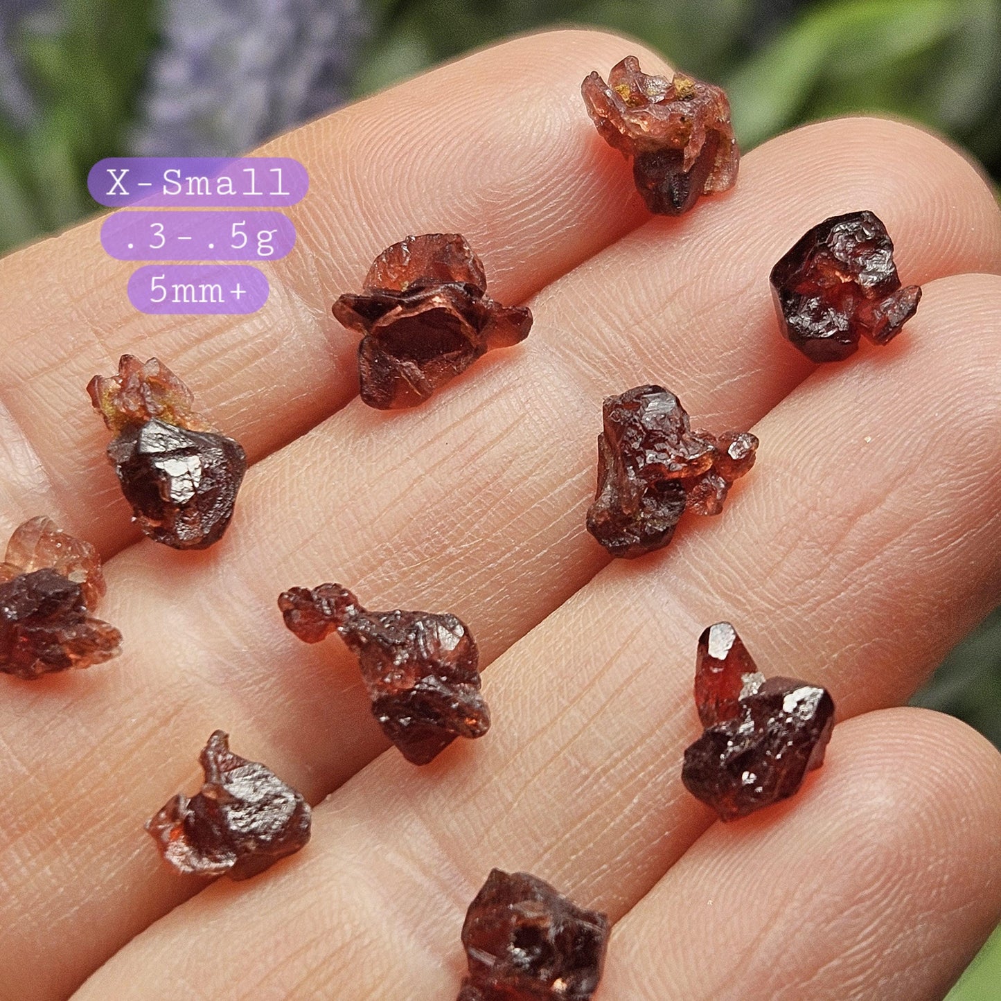 Etched Garnet Crystal