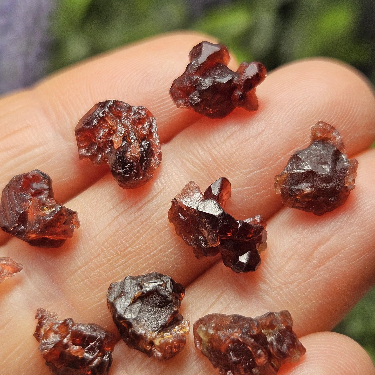 Etched Garnet Crystal