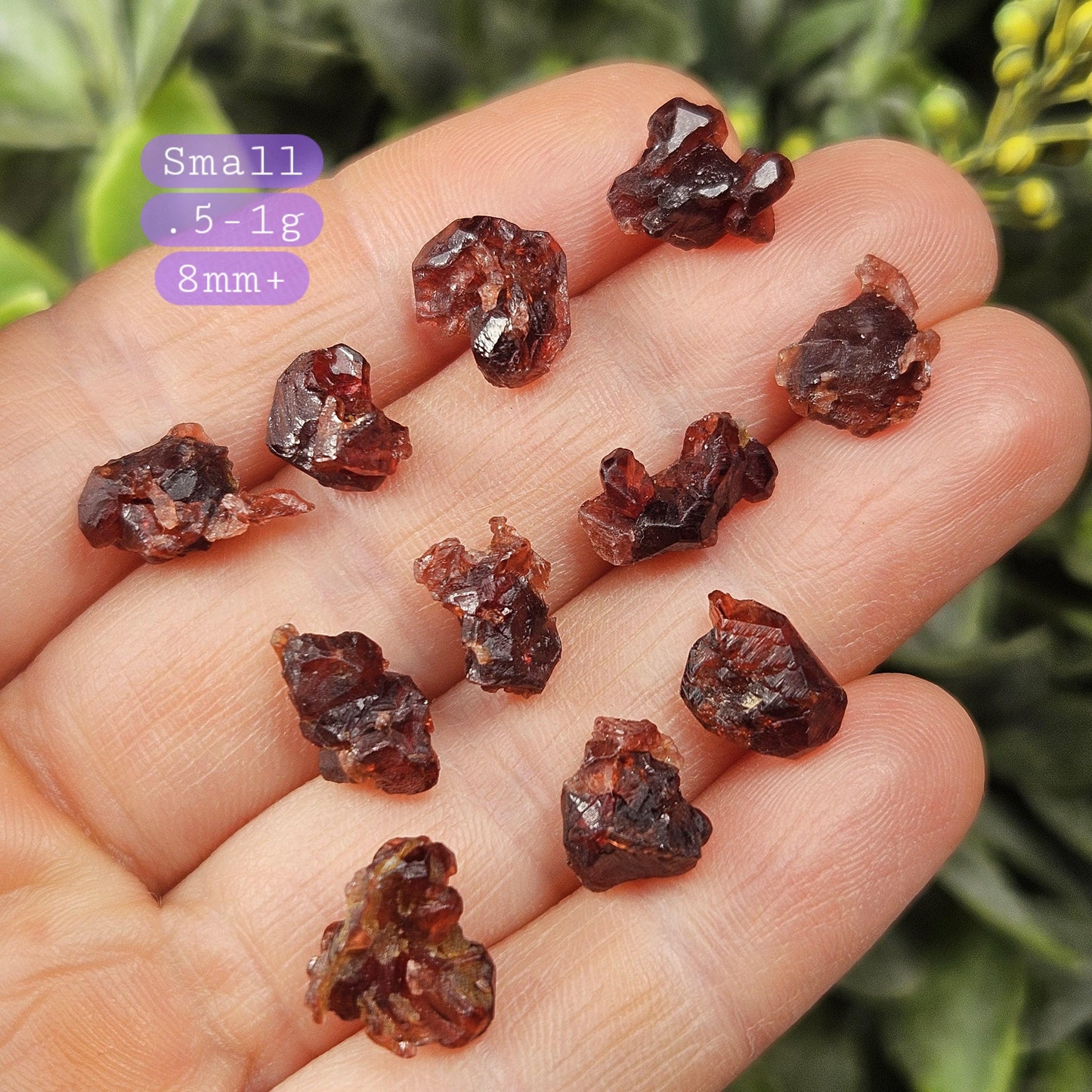 Etched Garnet Crystal