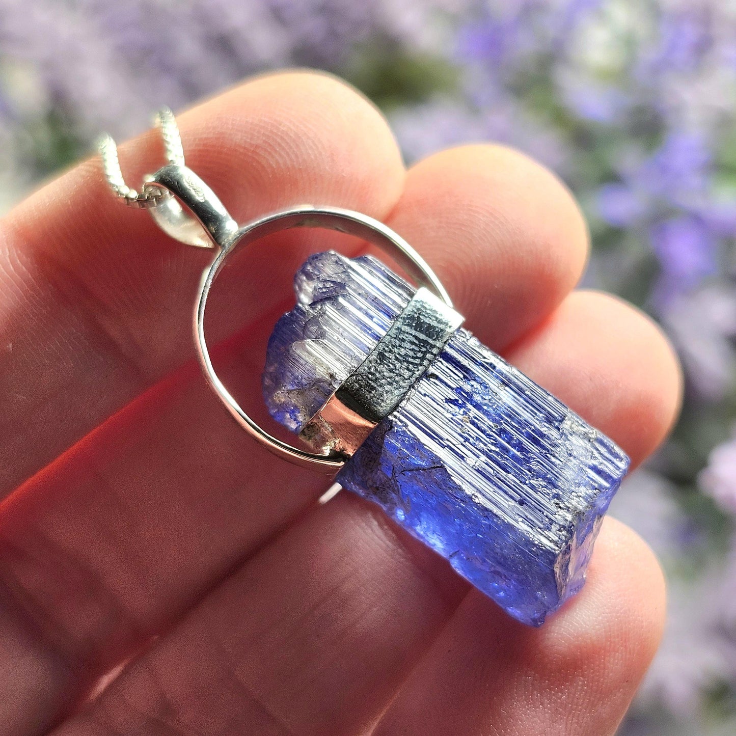 Blue Tanzanite Pendant
