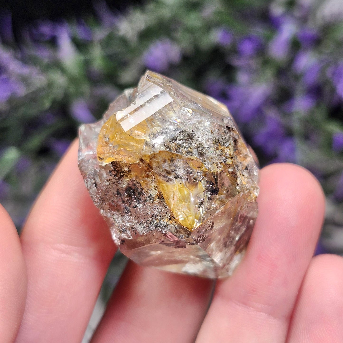Golden Herkimer Diamond Crystal