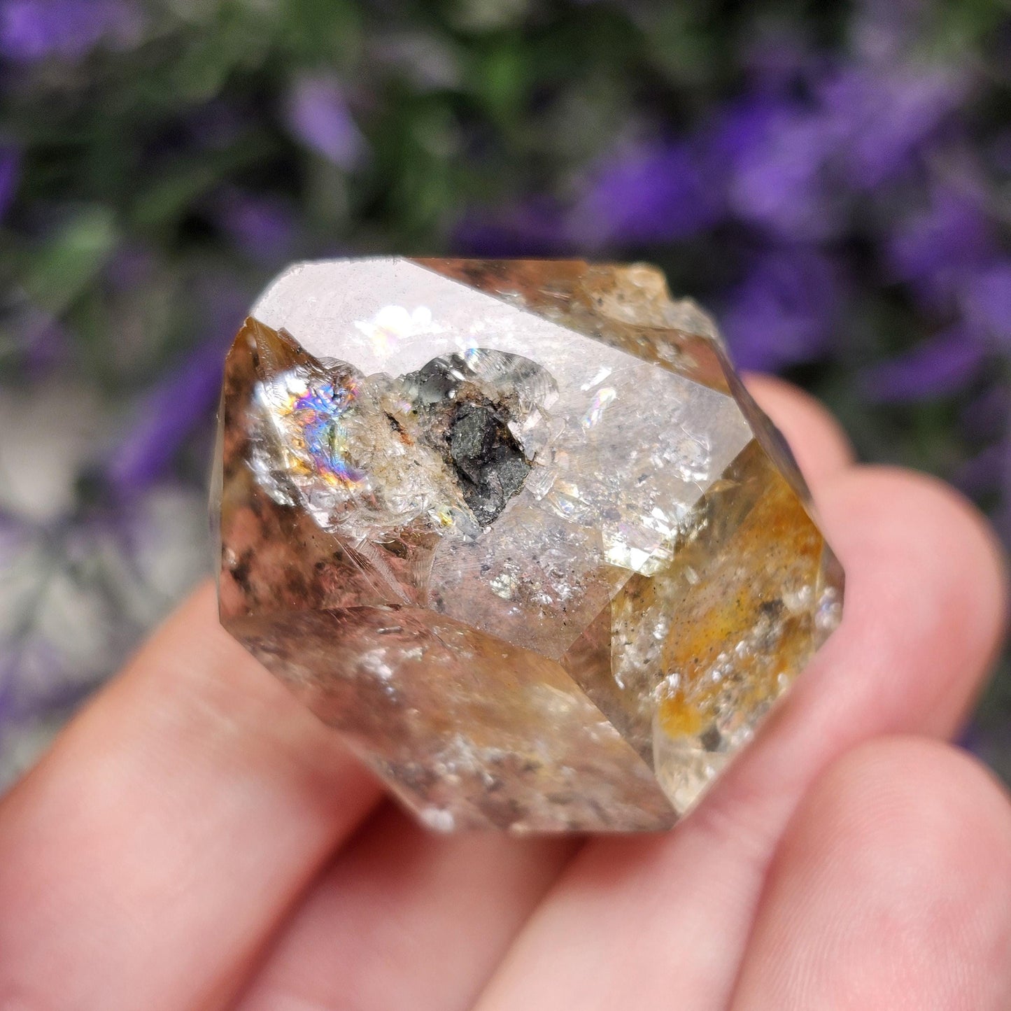 Golden Herkimer Diamond Crystal
