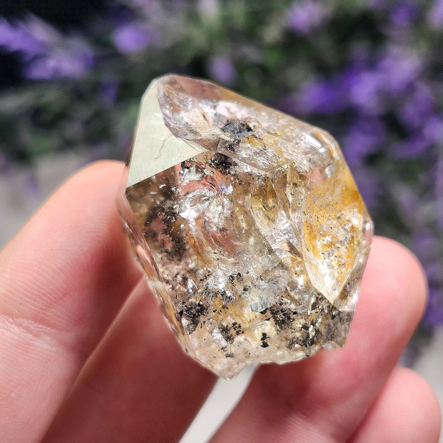 Golden Herkimer Diamond Crystal