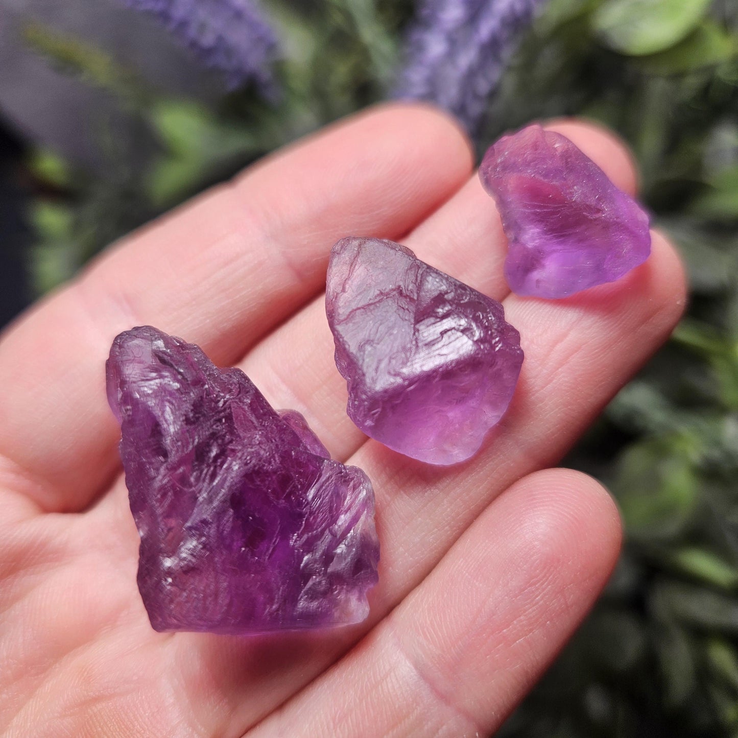 Purple Fluorite Crystal
