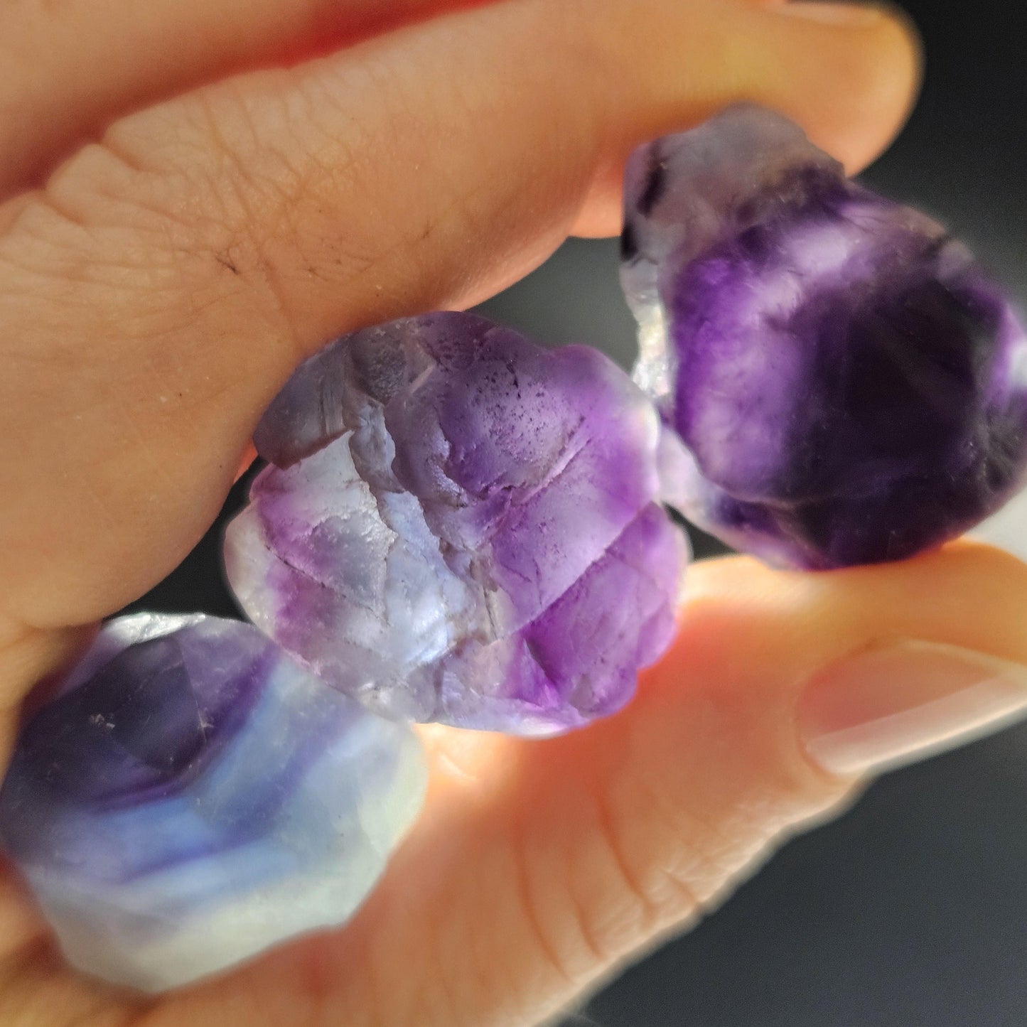 Raw Rainbow Fluorite Crystal
