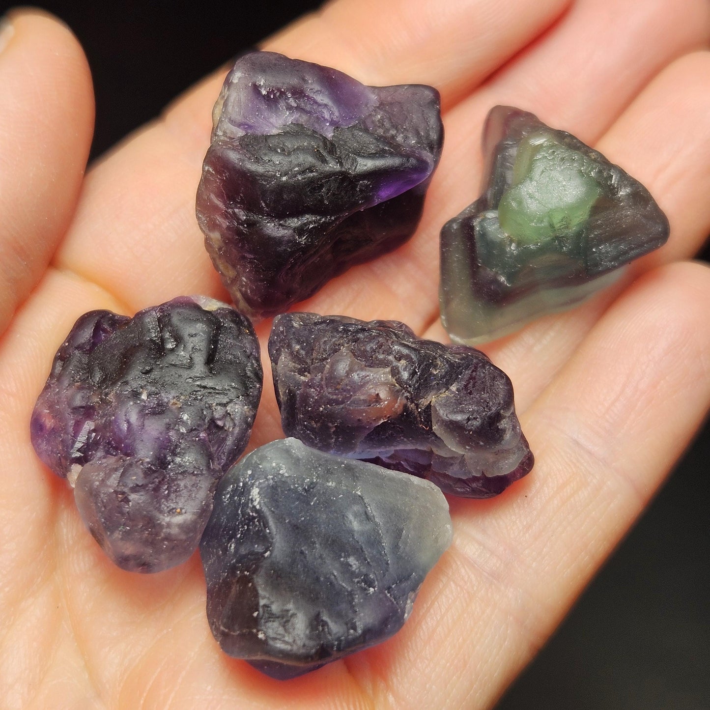 Raw Rainbow Fluorite Crystal