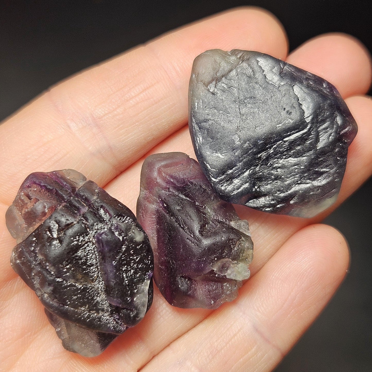 Raw Rainbow Fluorite Crystal