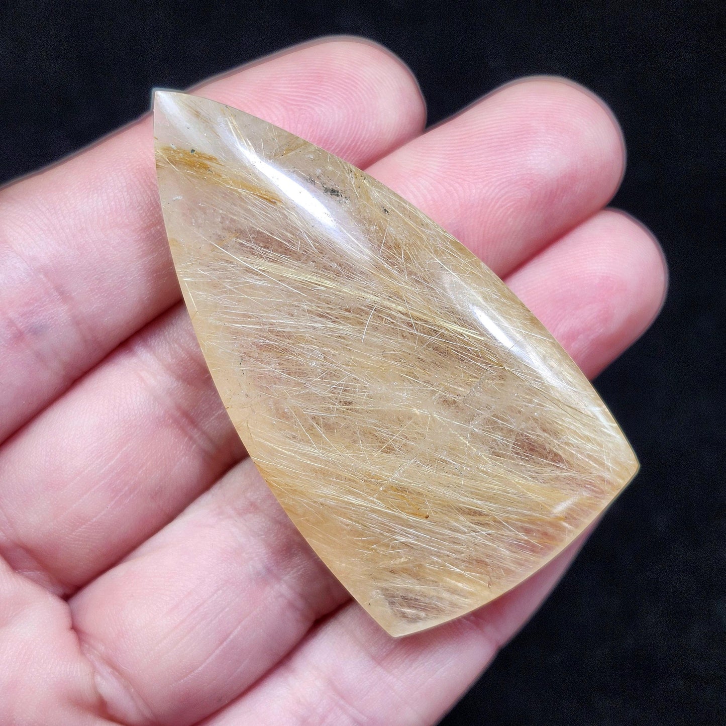 Angel Hair Golden Rutile