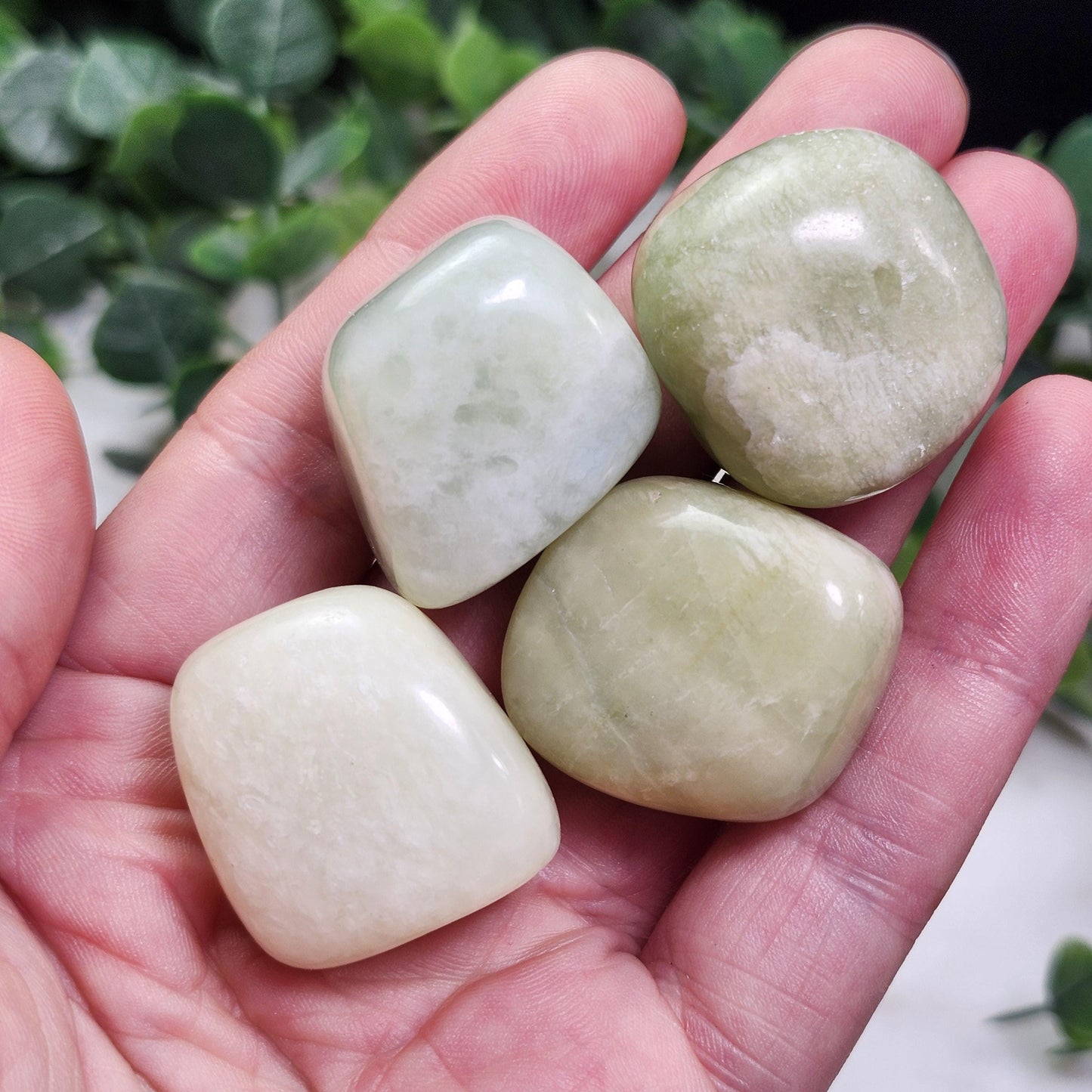 Tumbled Green Jade Crystal
