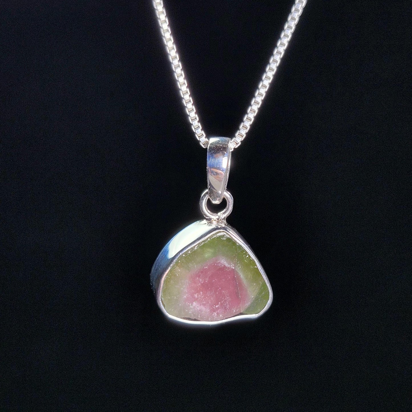 Watermelon Tourmaline Pendant
