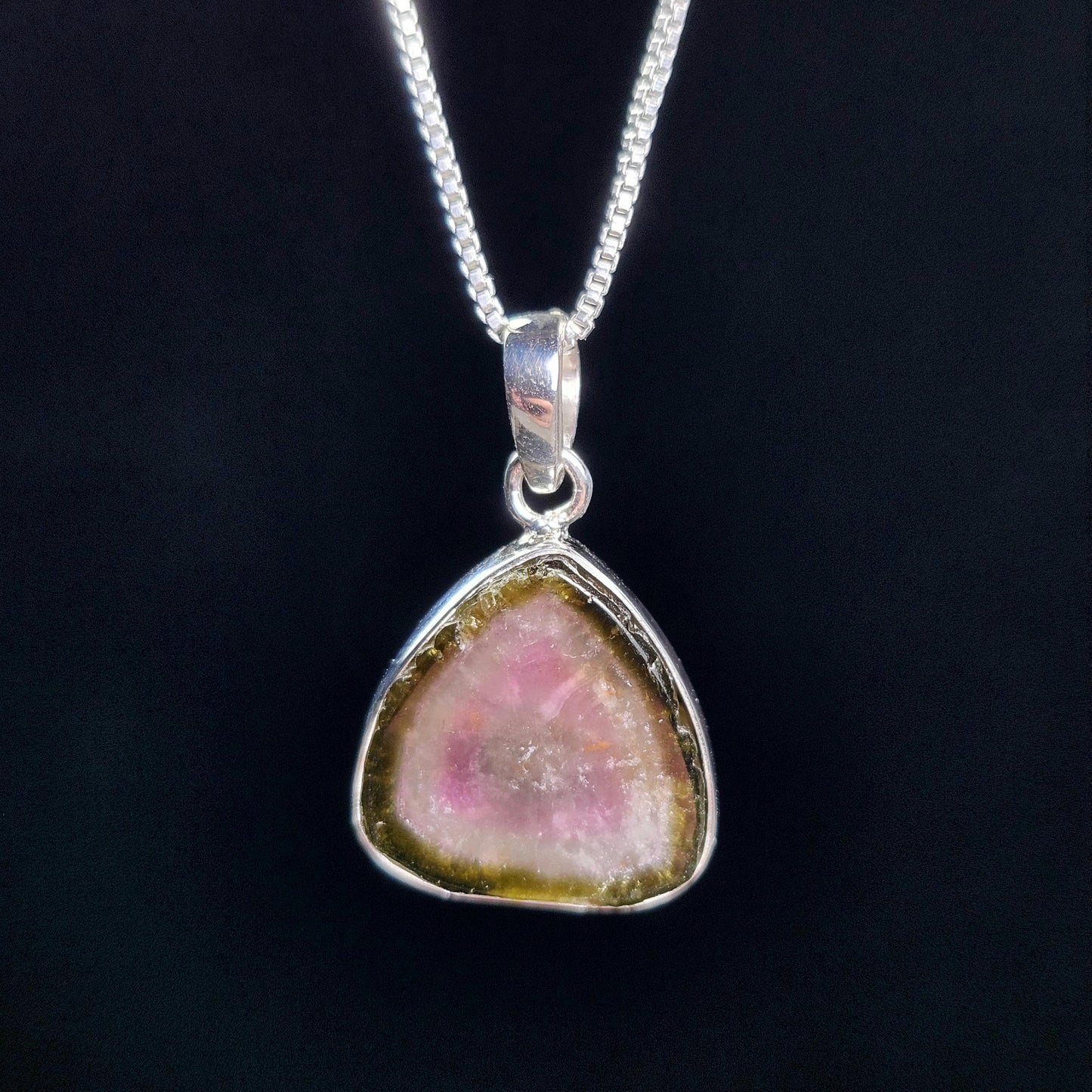 Watermelon Tourmaline Pendant
